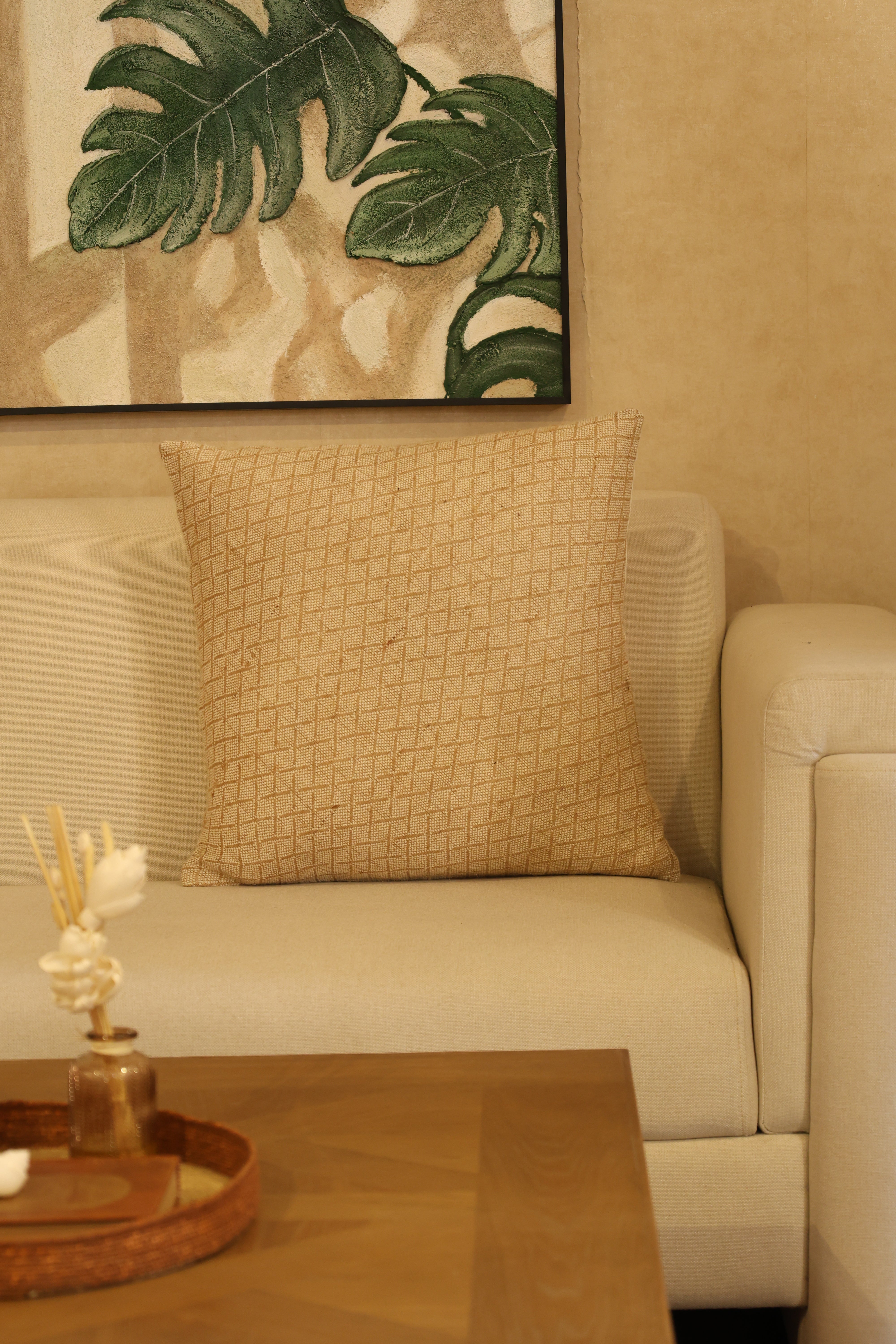 Diamond sophistication cushion cover