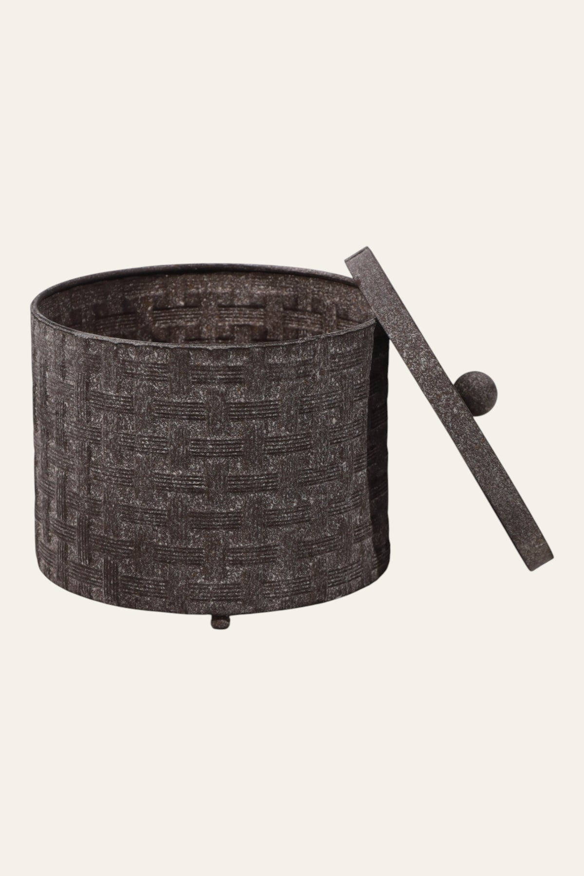 Basketweave Texture Storage Organiser Box for Coffee Tables - Big