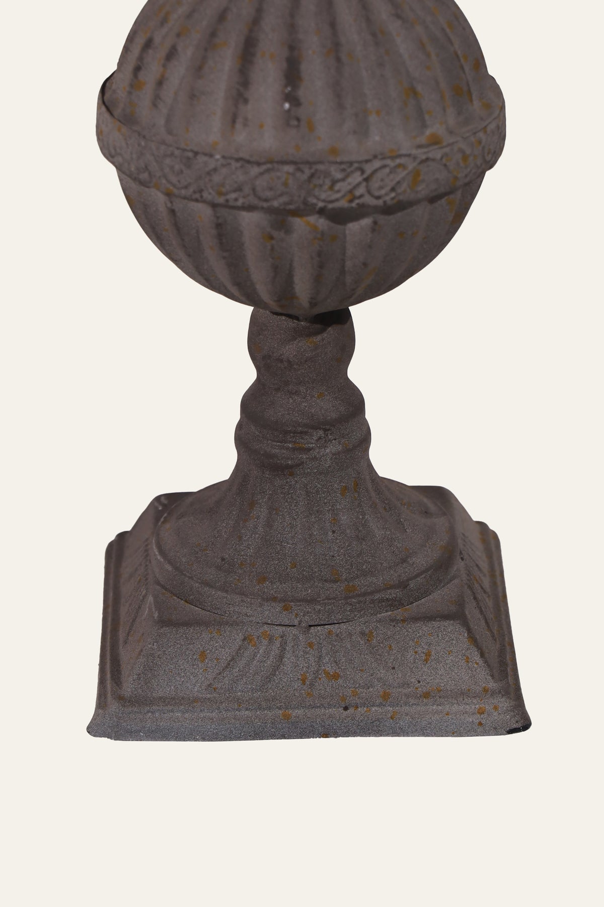 Tall Ribbed French Country Finial for Entryway Decor