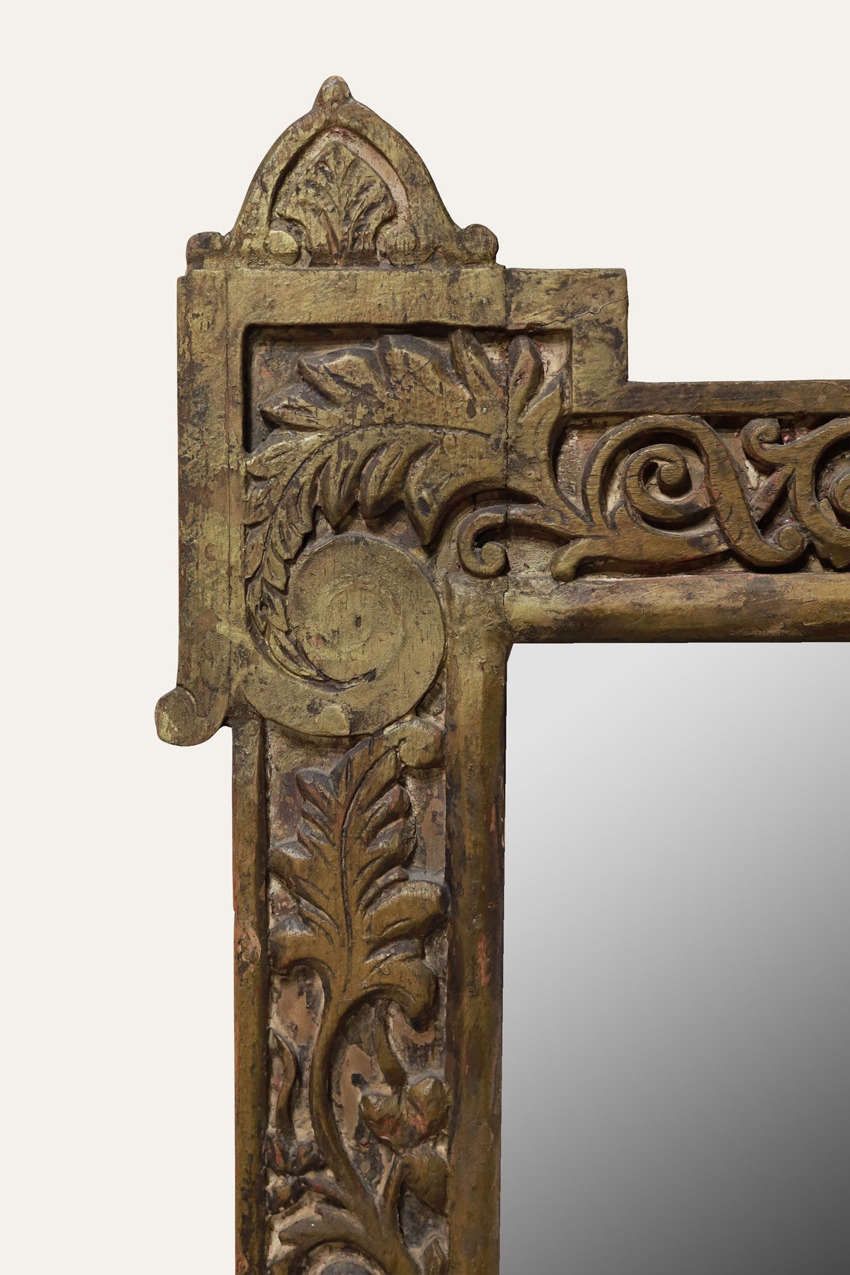 Ornate Scroll Wall Mirror for Console Styling