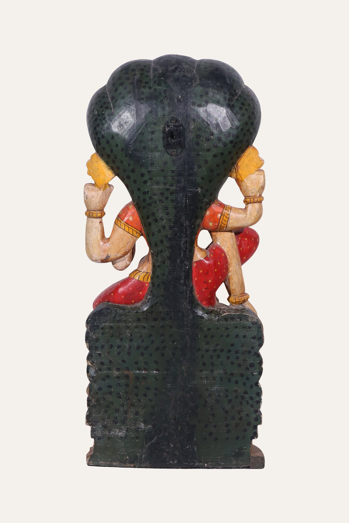 Seated Goddess with Serpent Canopy for Pooja Rooms