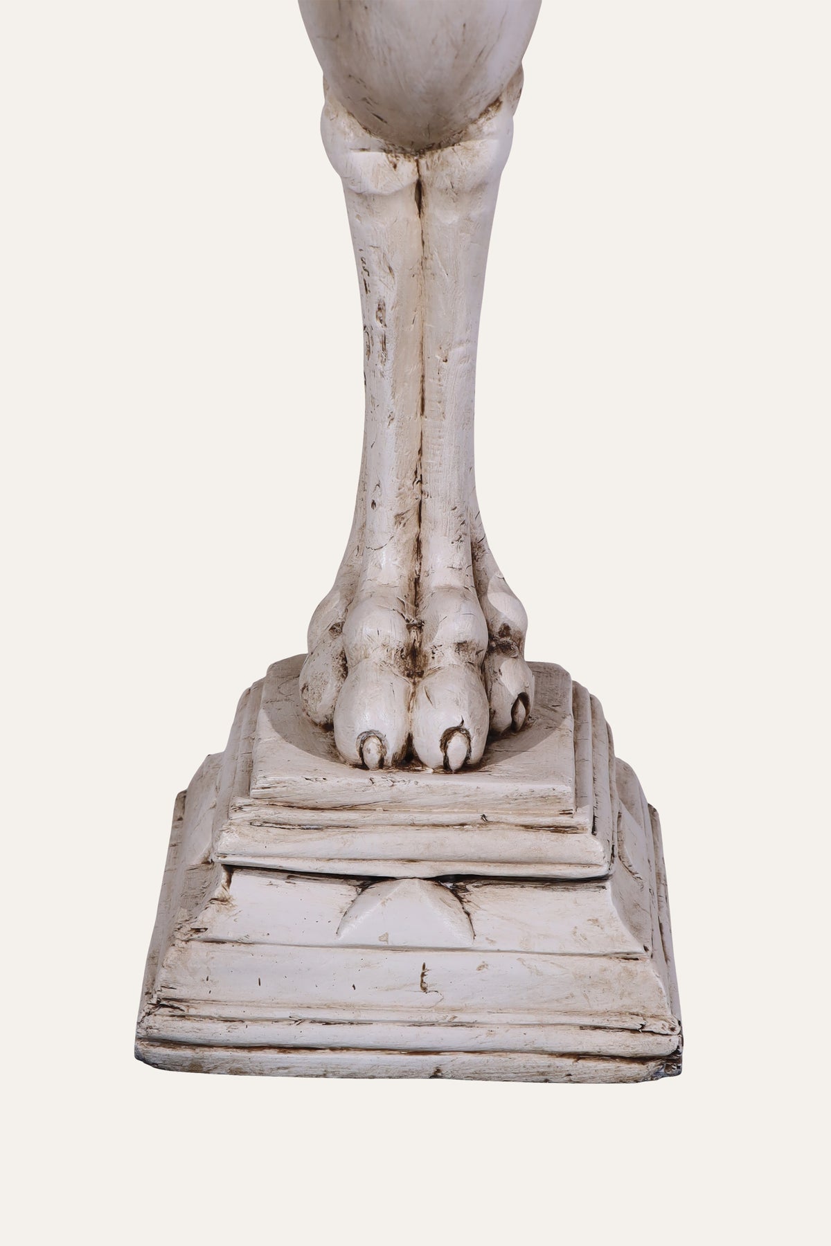 Dual Toned Griffin Pedestal Cocktail Table for Home Bars