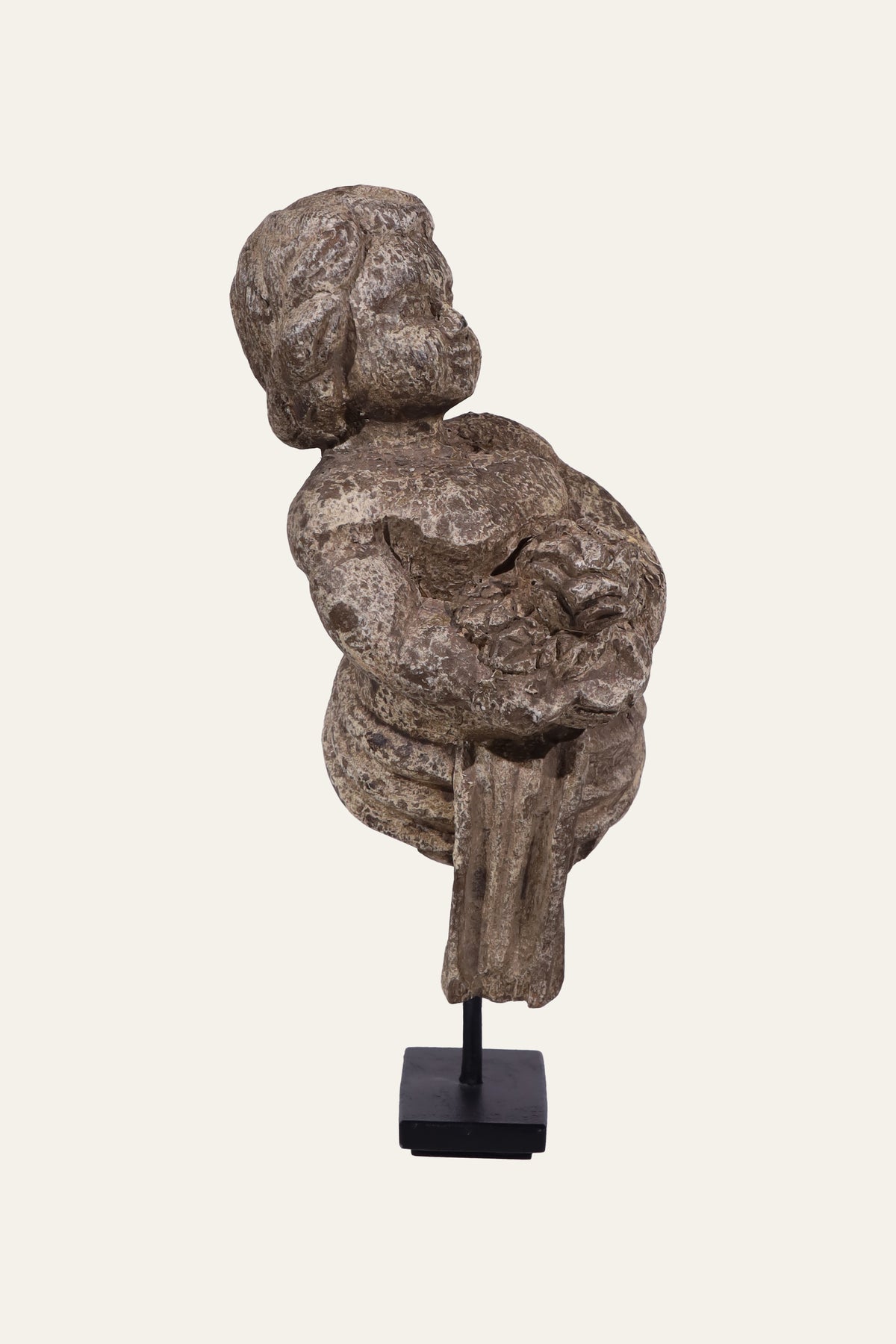Cherub Figure on Museum-Grade Stand | French Decor for Homes