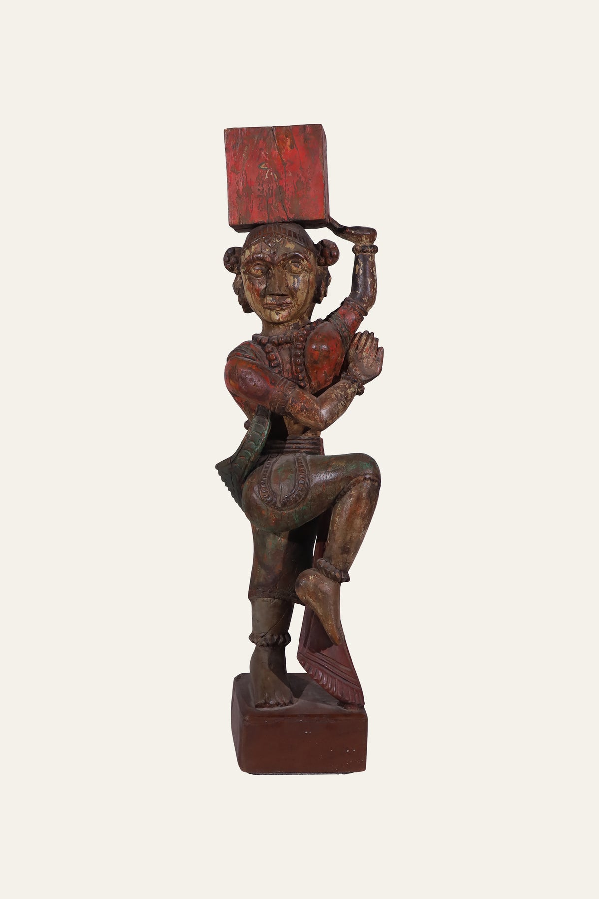 Indian court dancer statue