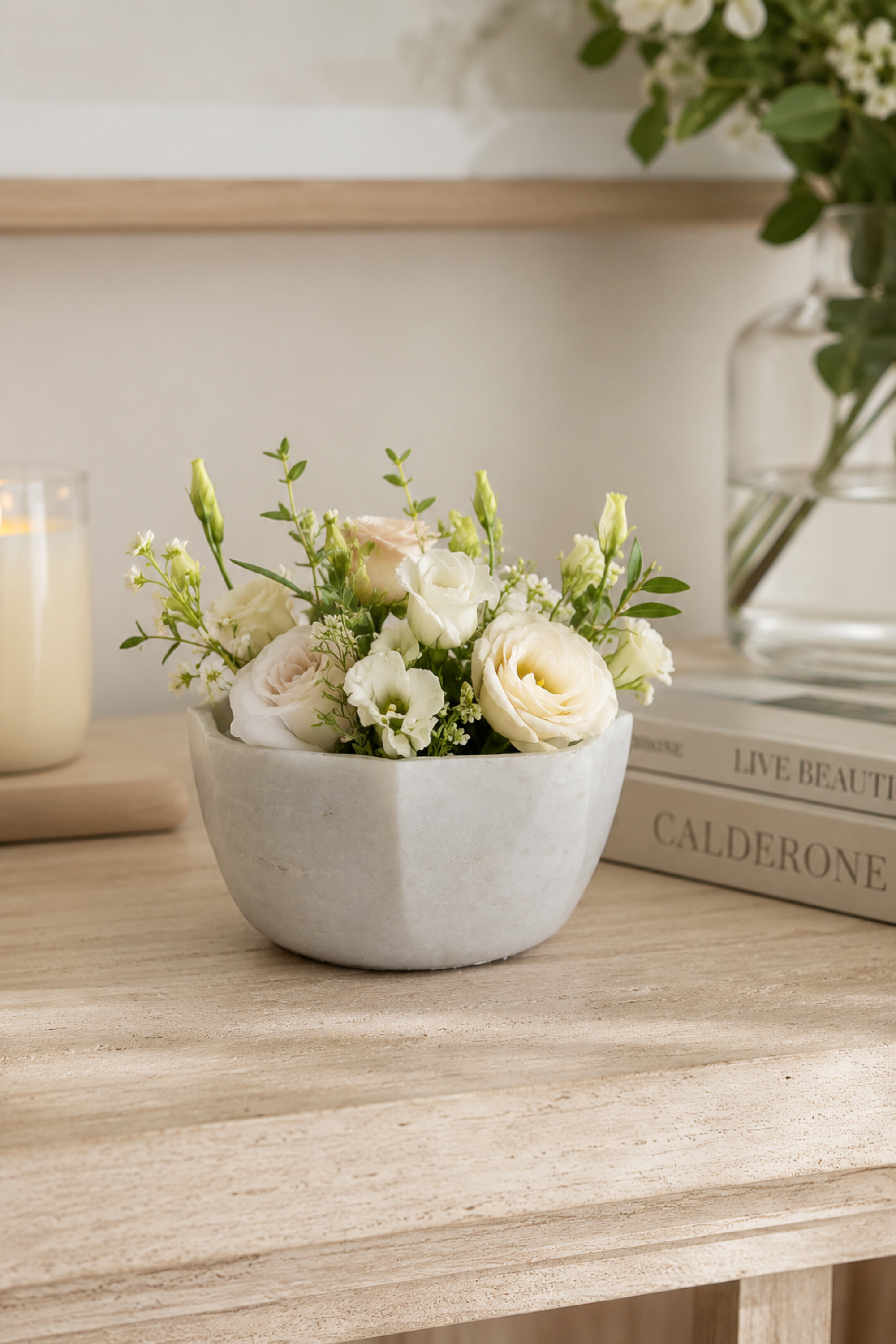 Ivory Marble Bowl