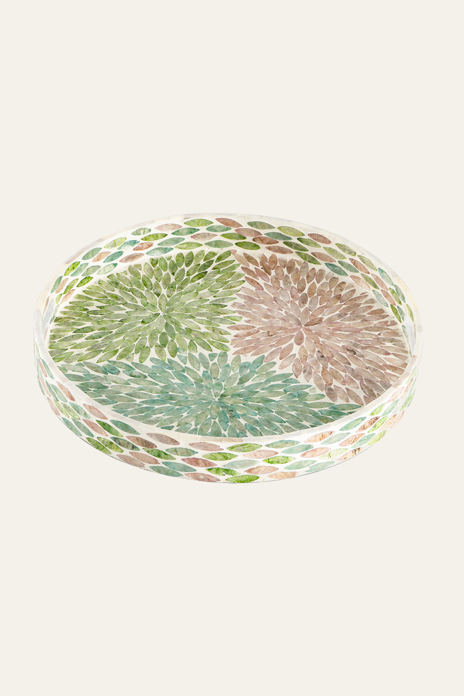 Leaf Motif Resin Tray