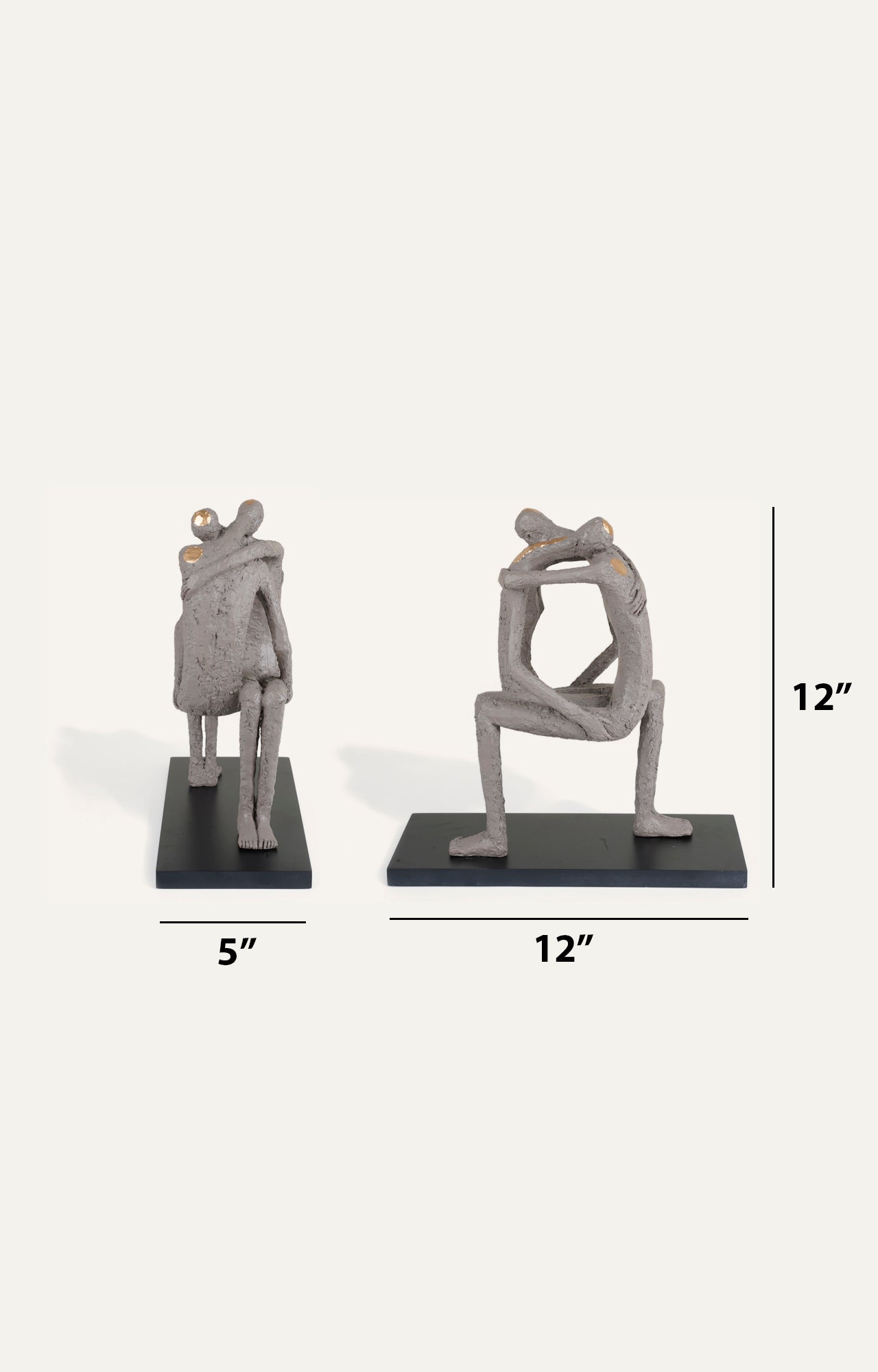 Lean On Figurines Home Décor_size