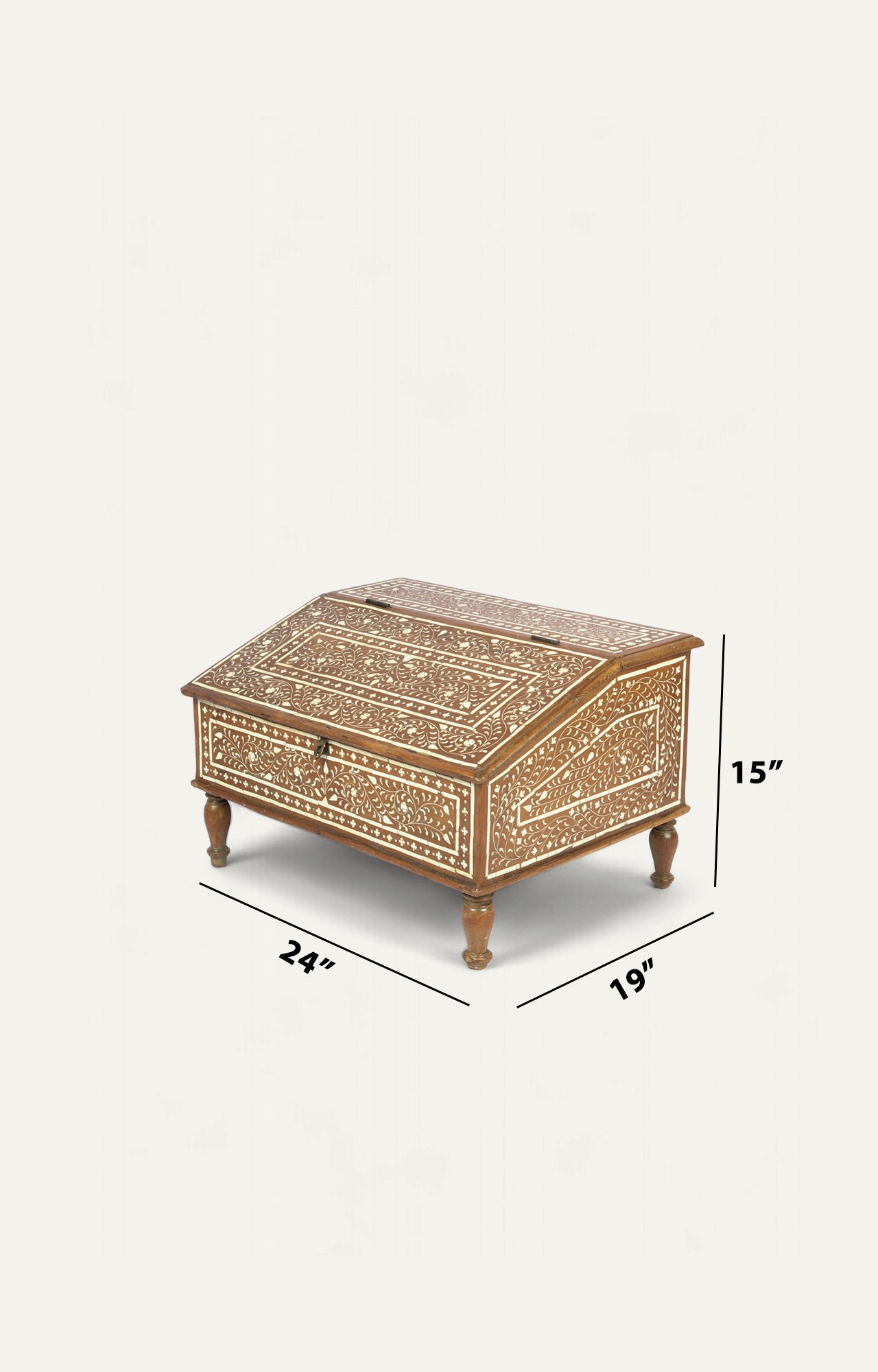 Learnings of Old Decorative Wooden Box_size