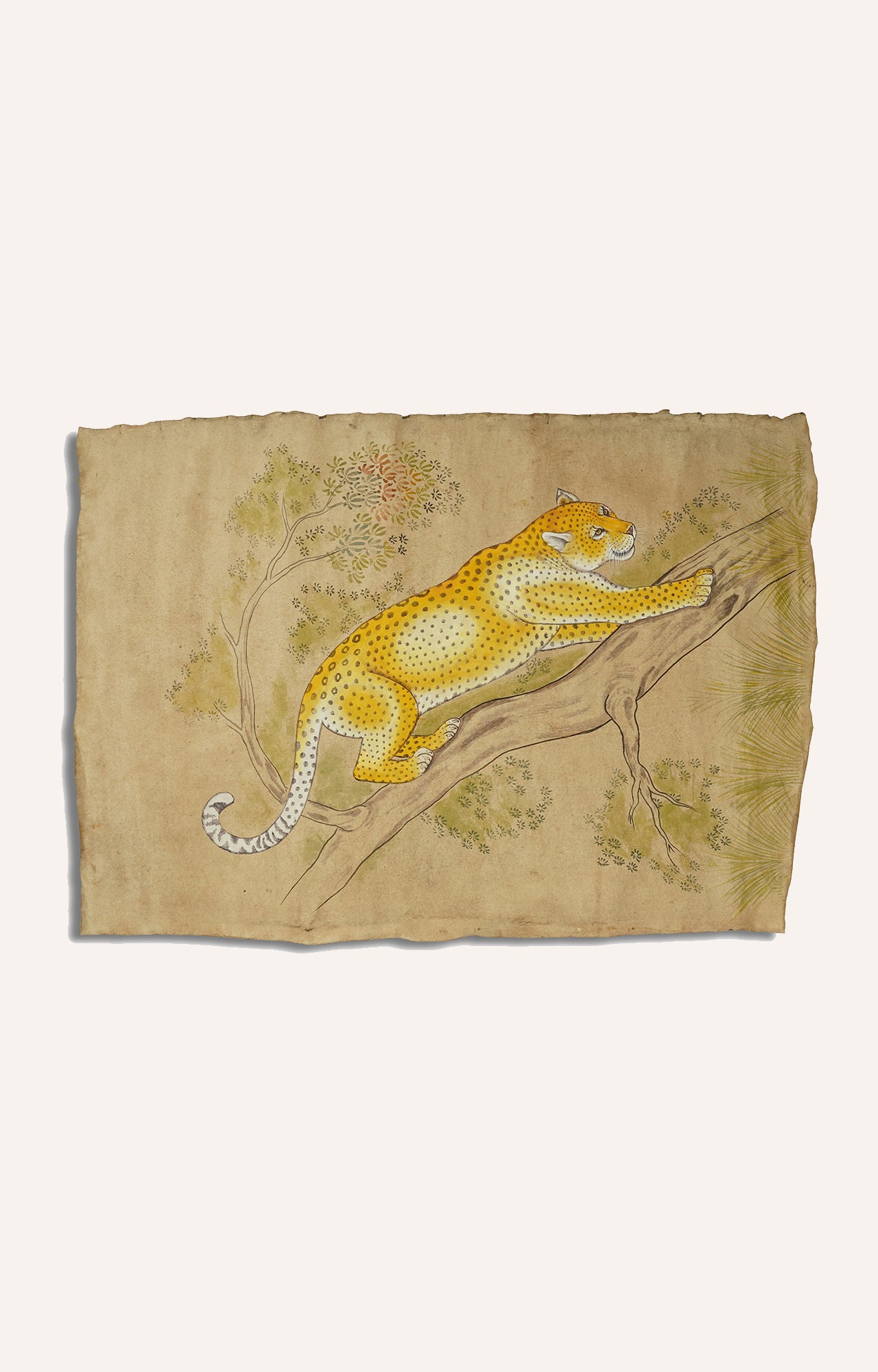 Leopard Ascent Watercolor Art_main
