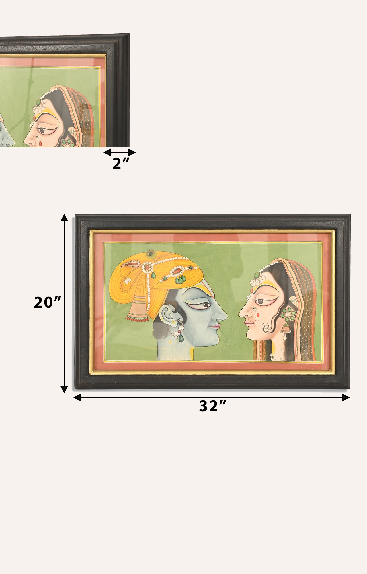 Lord Radha Krishna : The eyes of devotion_size