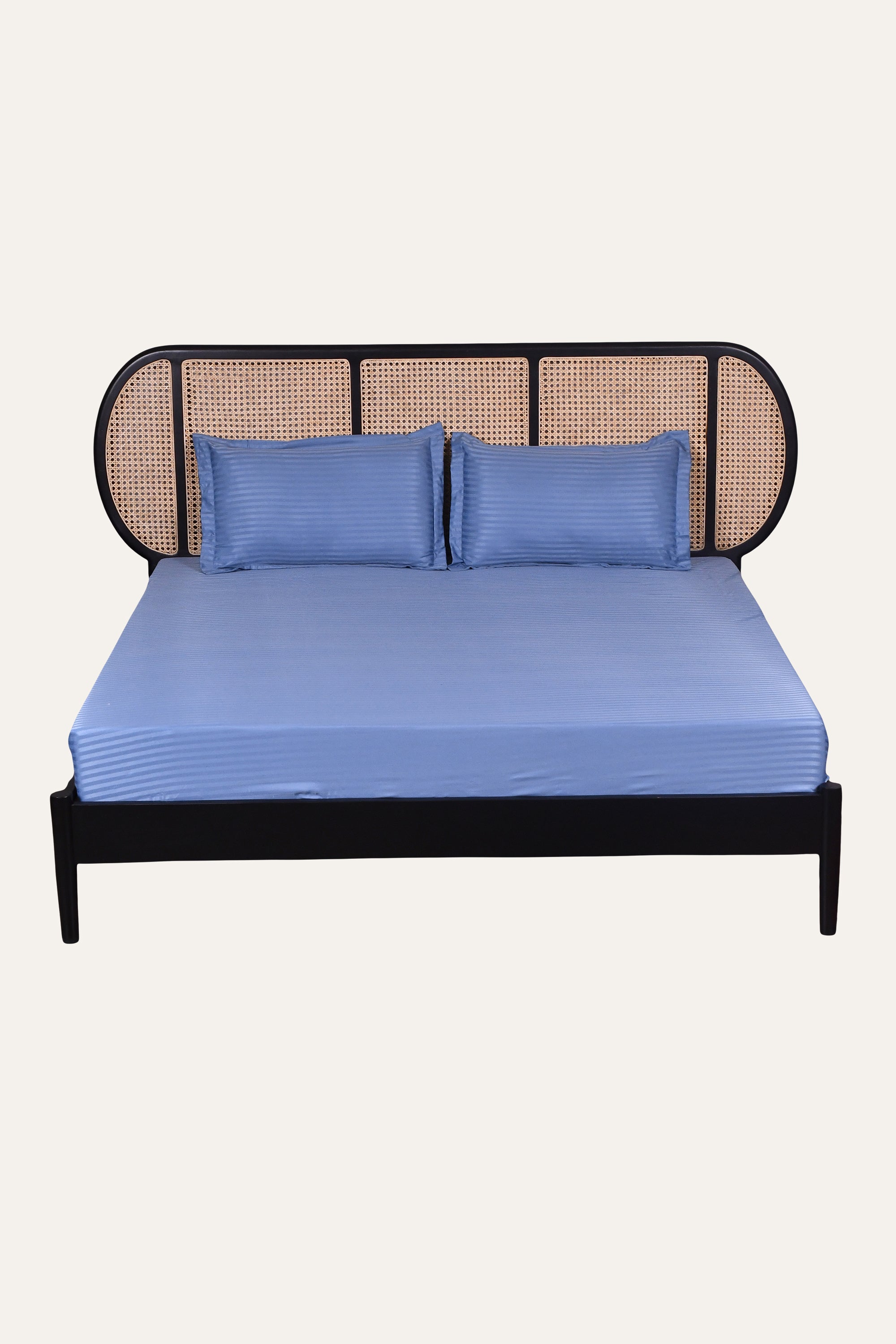 Luxury Blue Bedroom Bedding Set