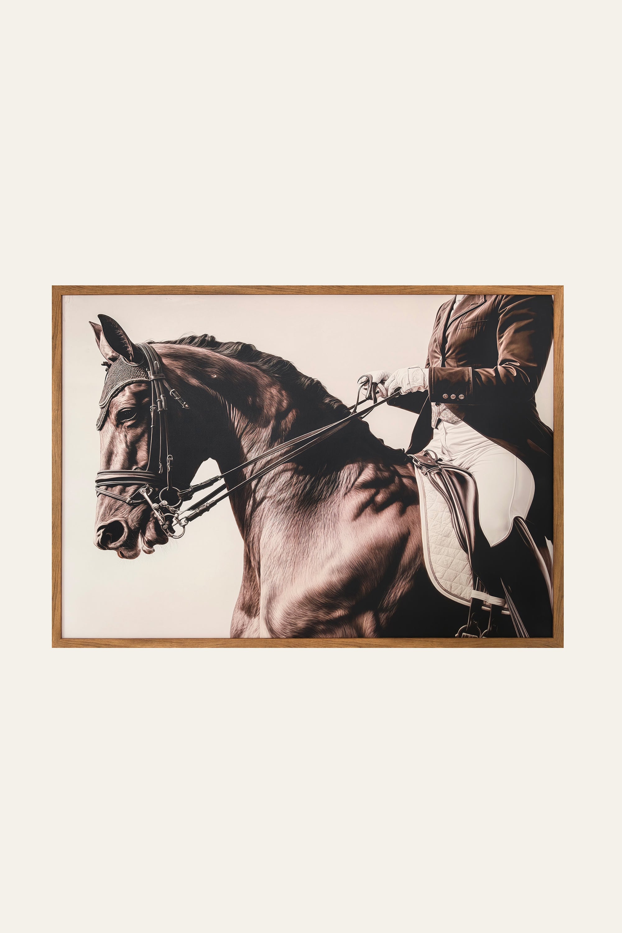 Luxury Horse Portrait Canvas Wall Art