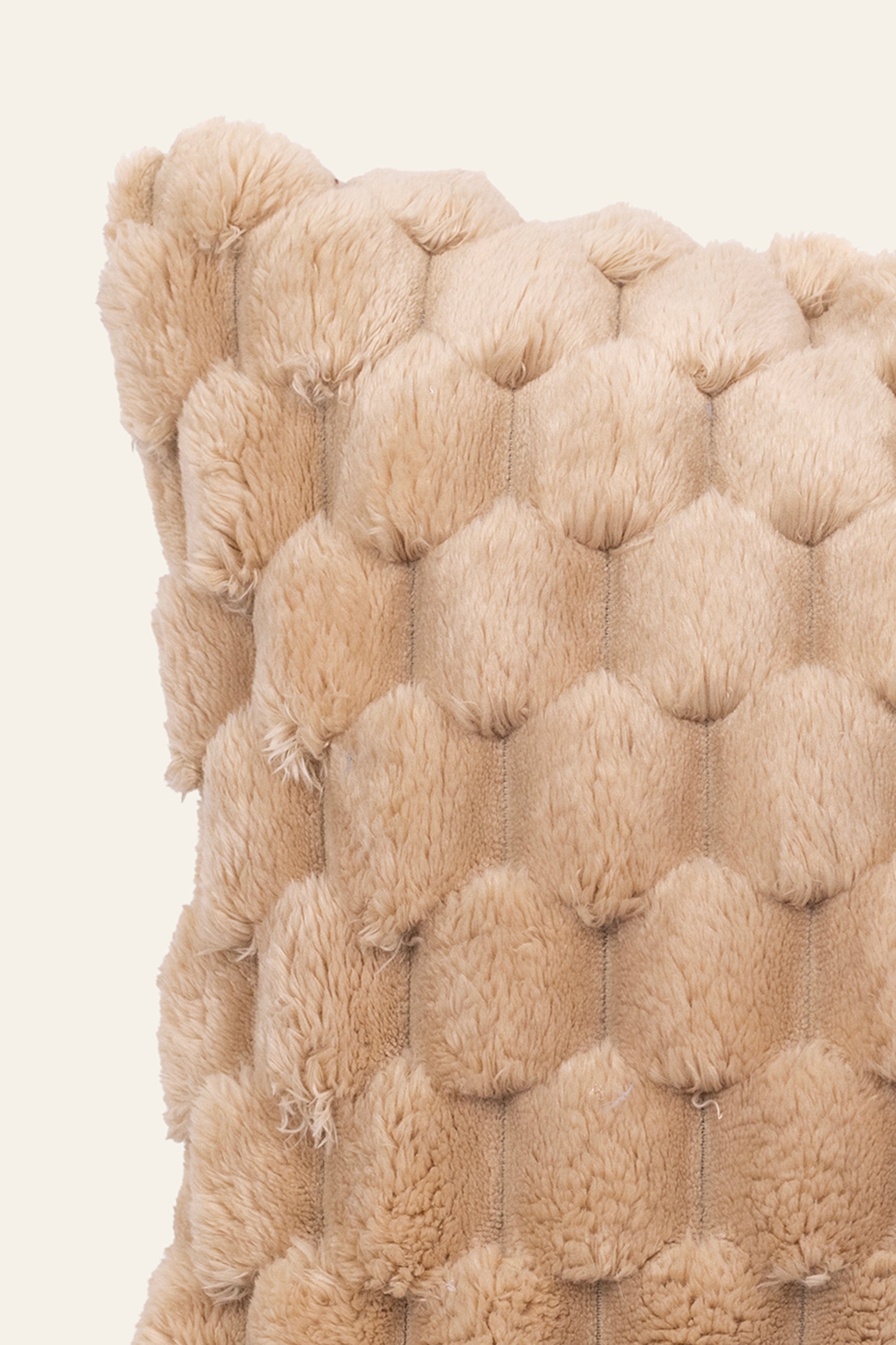 Luxury camel brown throw pillow