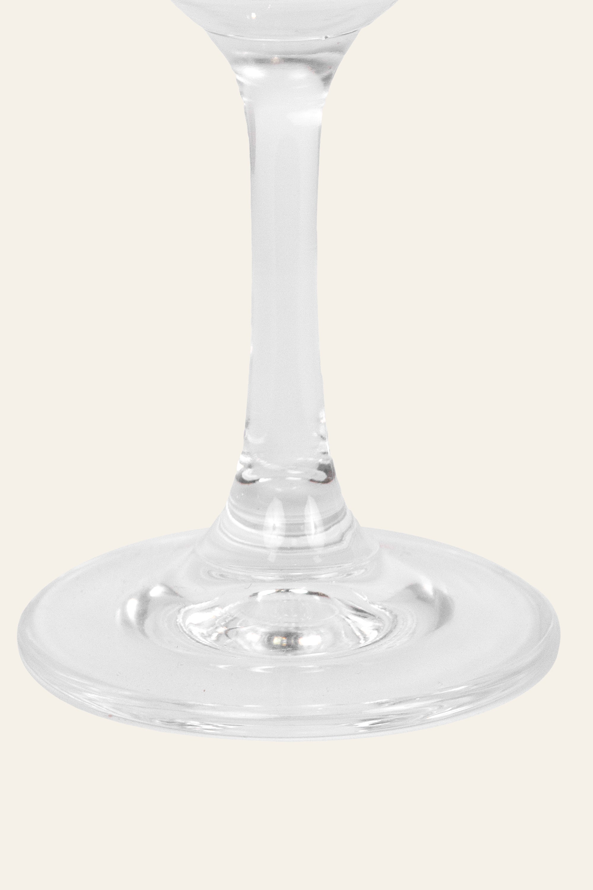 Luxury wine glass with tall stem design