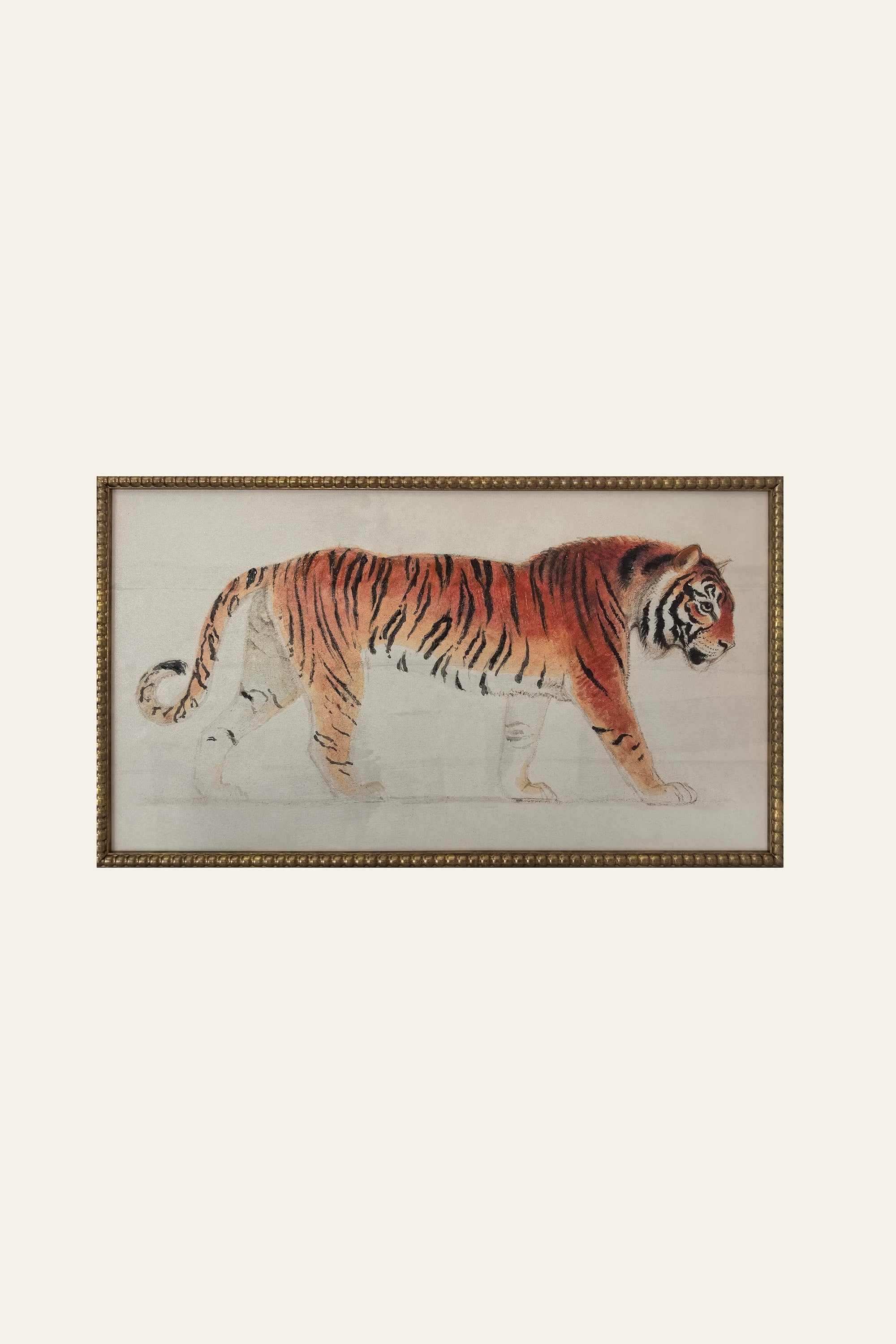 Majestic Bengal Tiger framed wildlife wall art