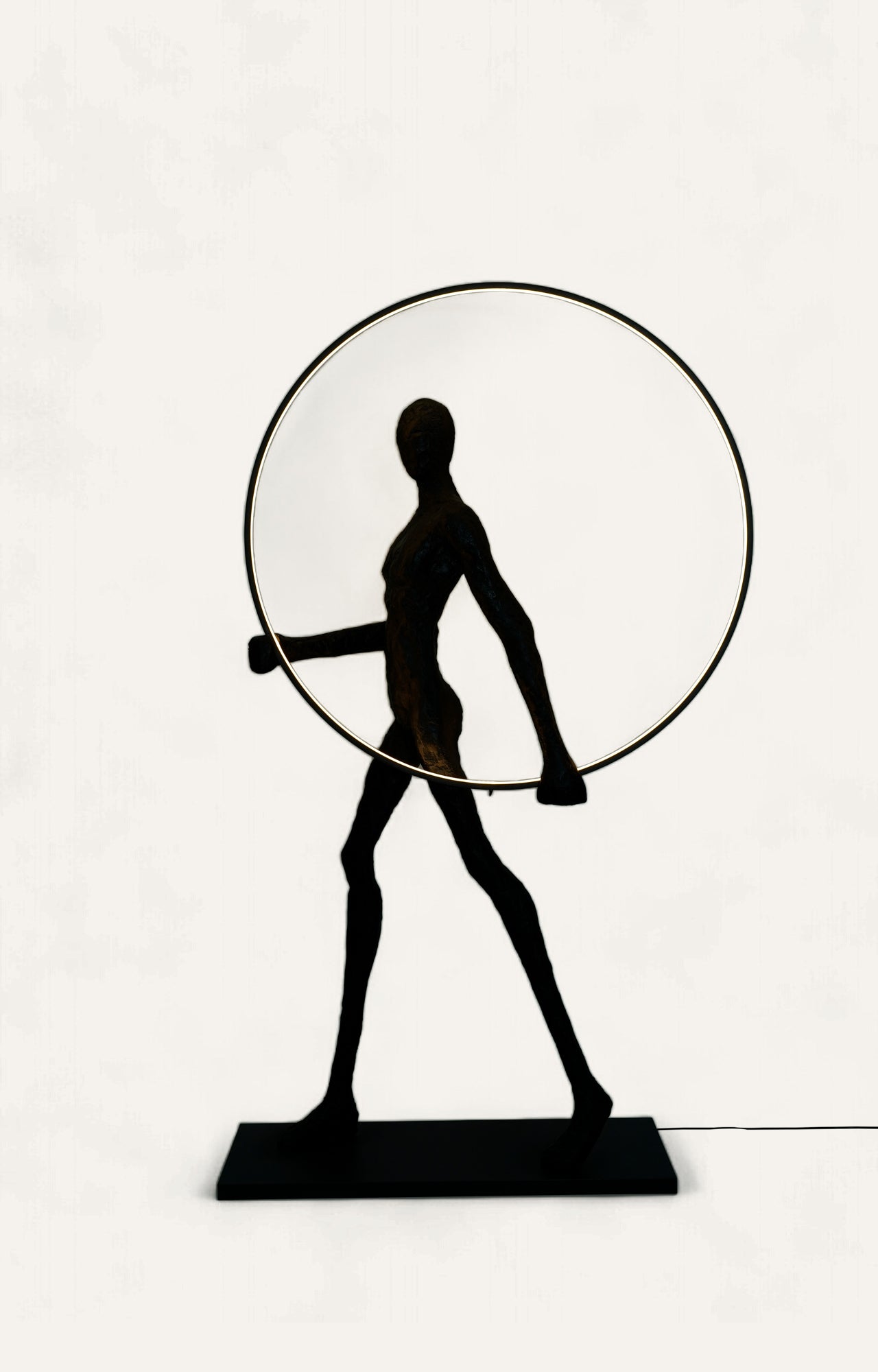 Man with a light up hoola hoop_main