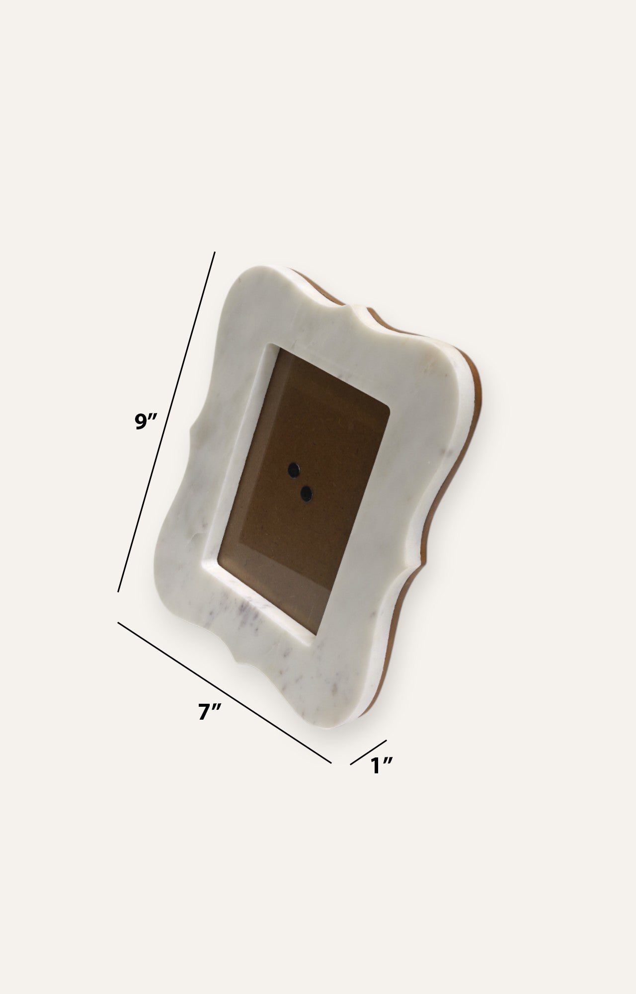 Marble Lisa Photo Frame measurement