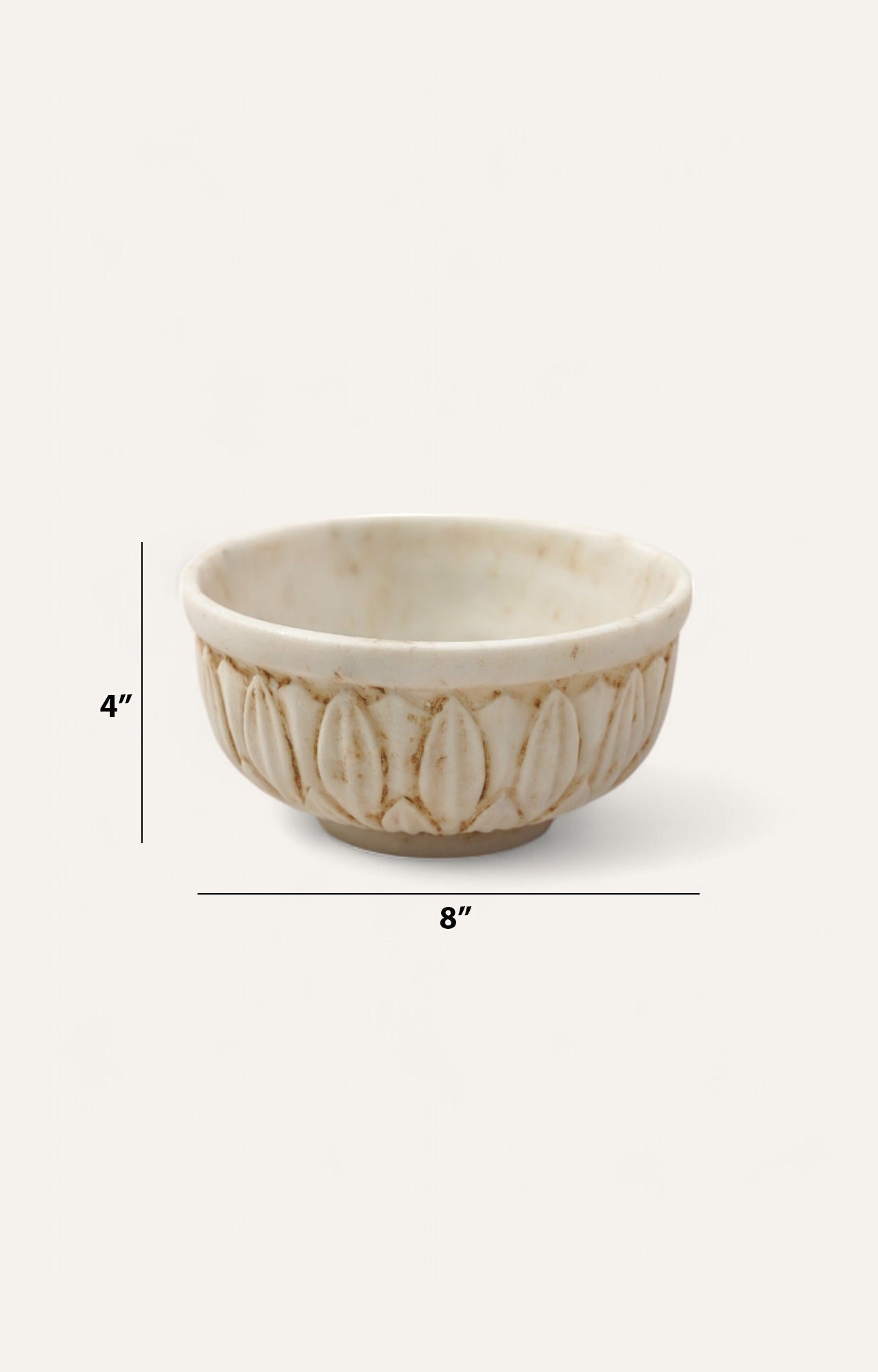 Marble Serving Bowl size