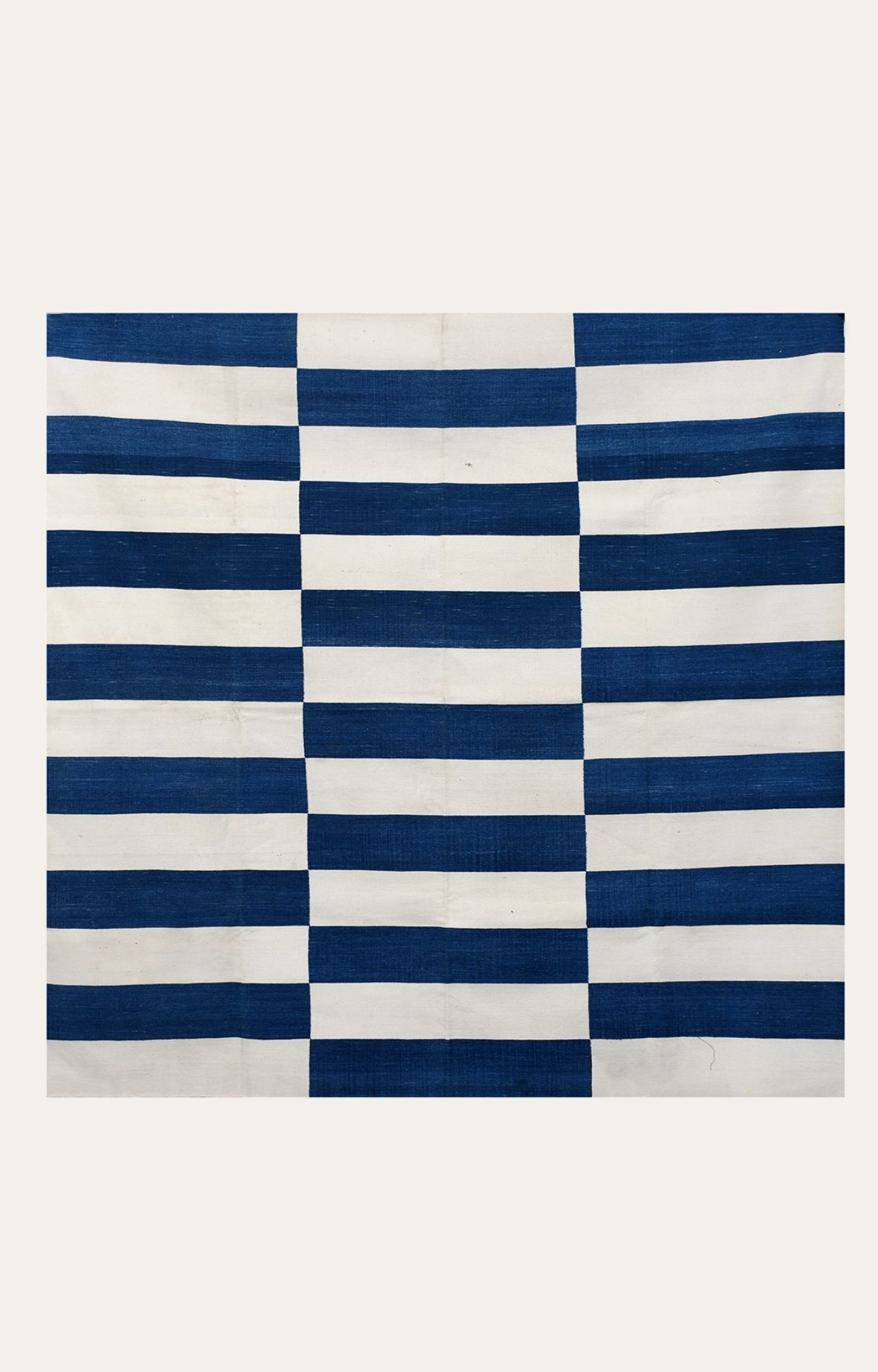 Modern Stripe Cotton Rug