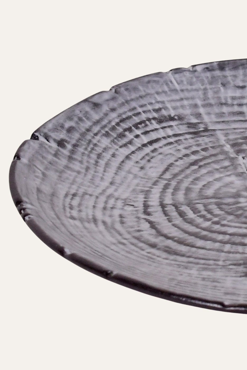 Modern concentric ring ceramic plate online India