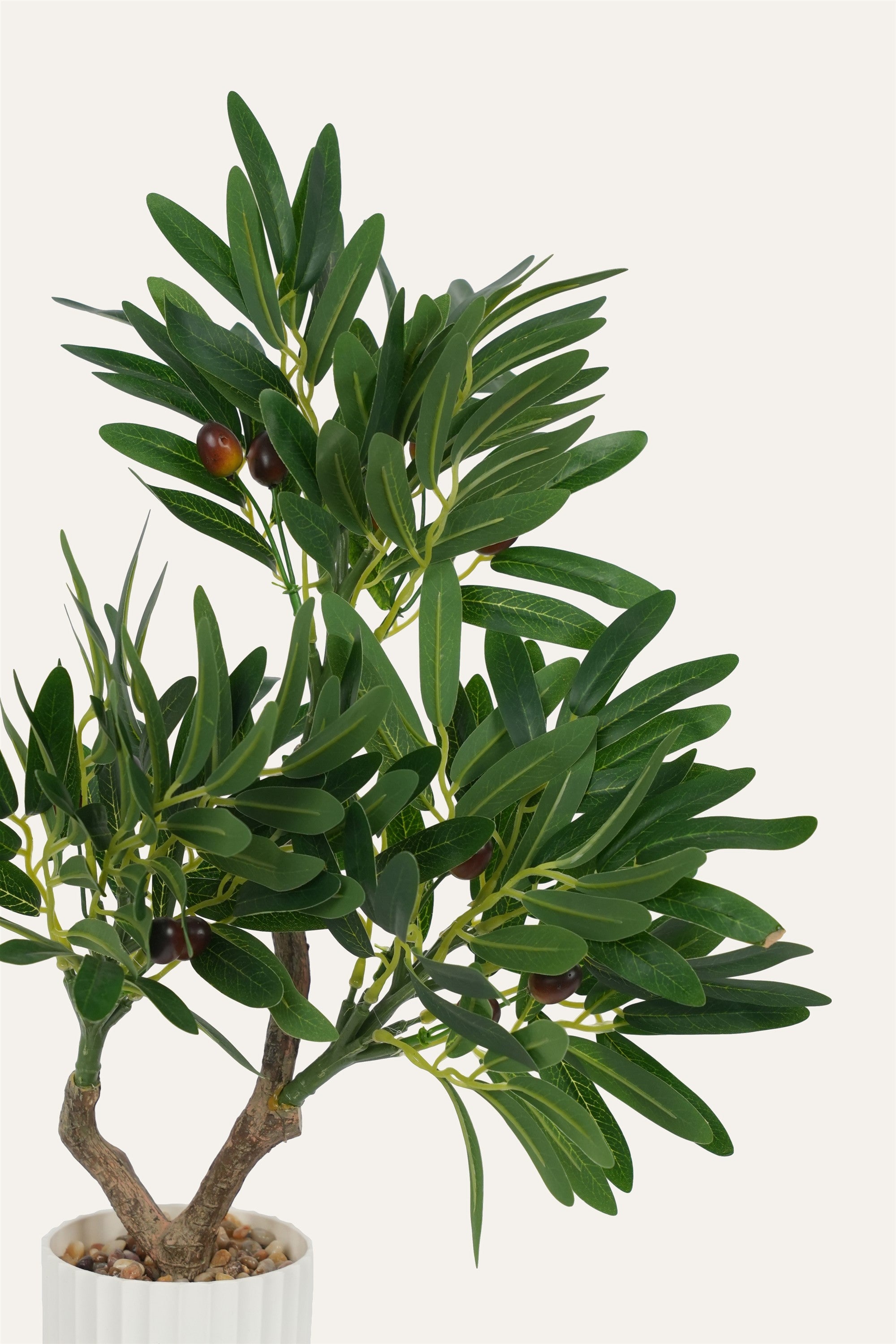 Modern olive greenery décor