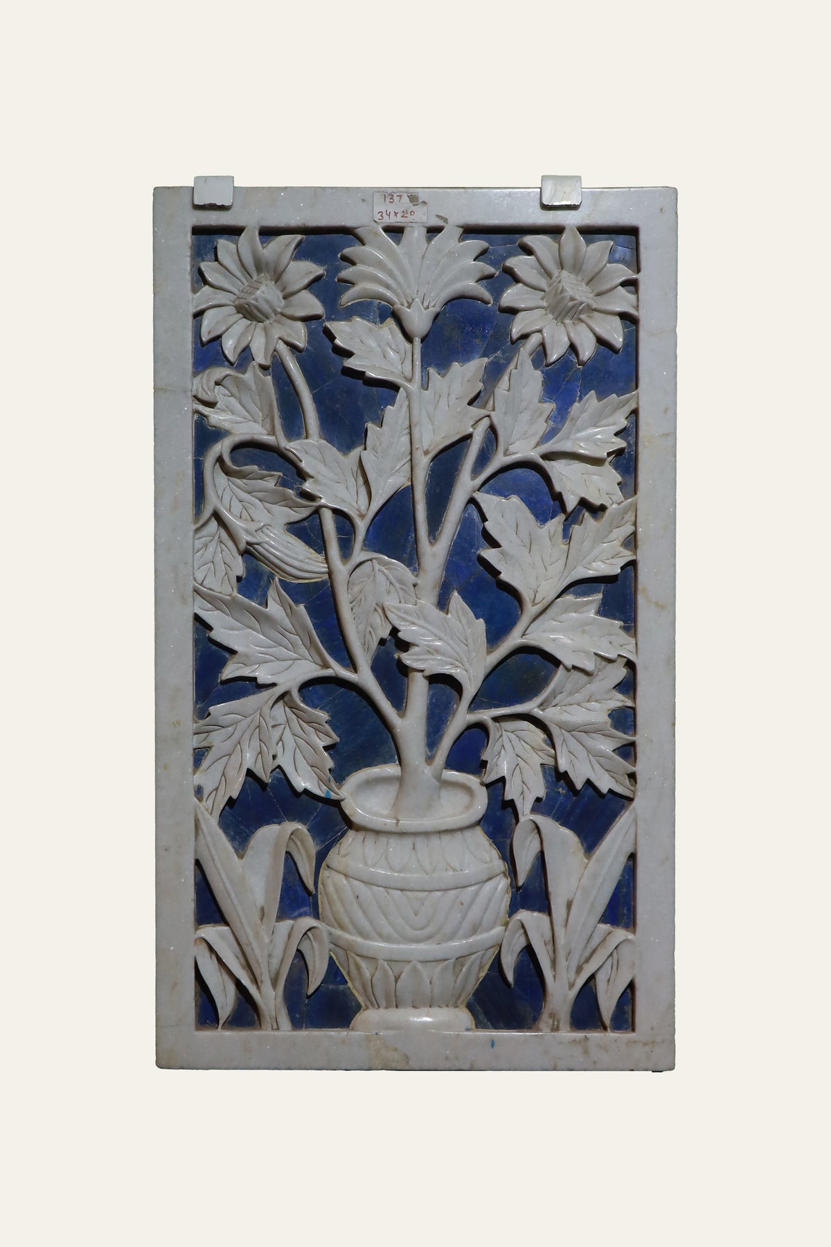 Mughal style marble wall decor