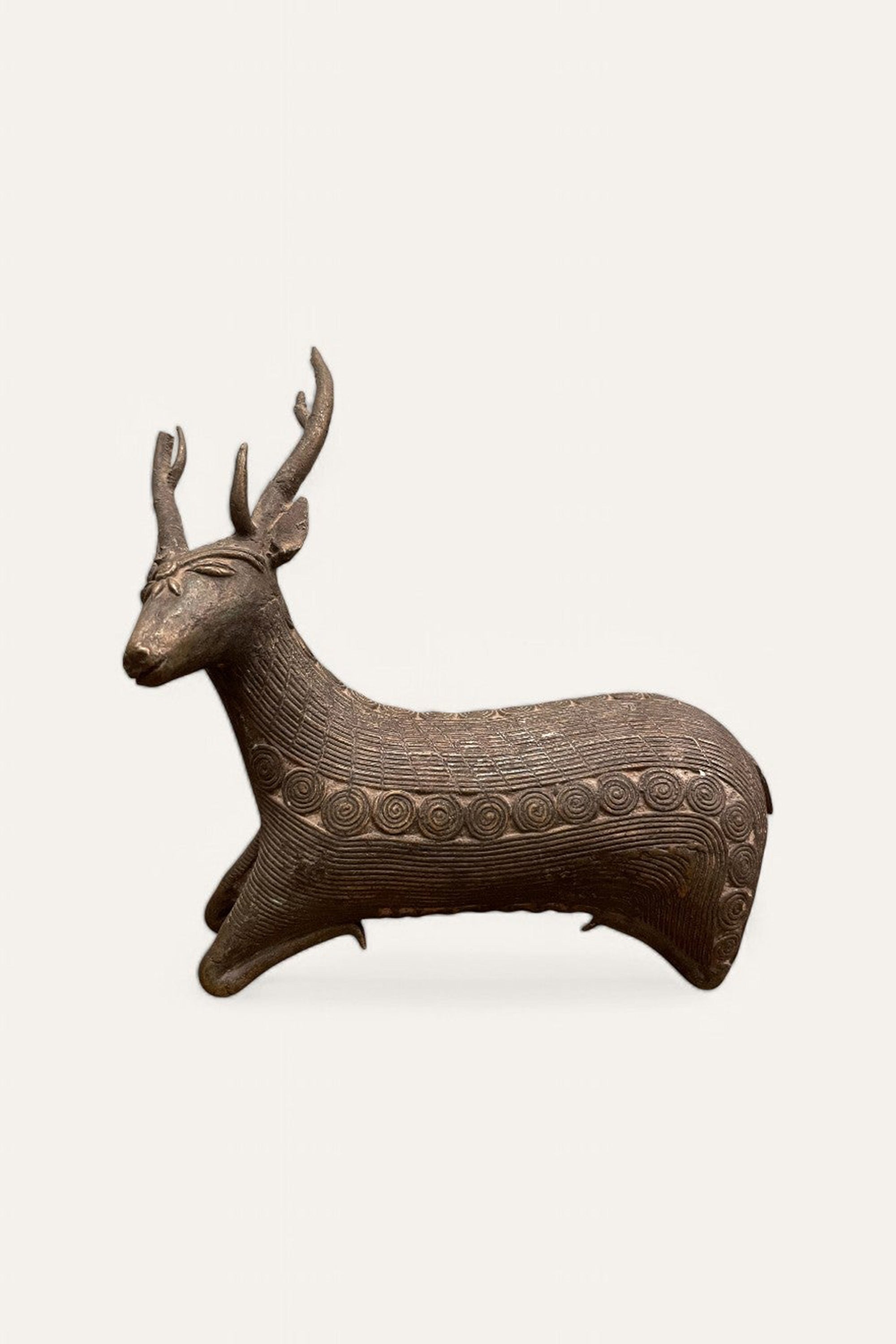 Gazelle Brass Vintage Figurine