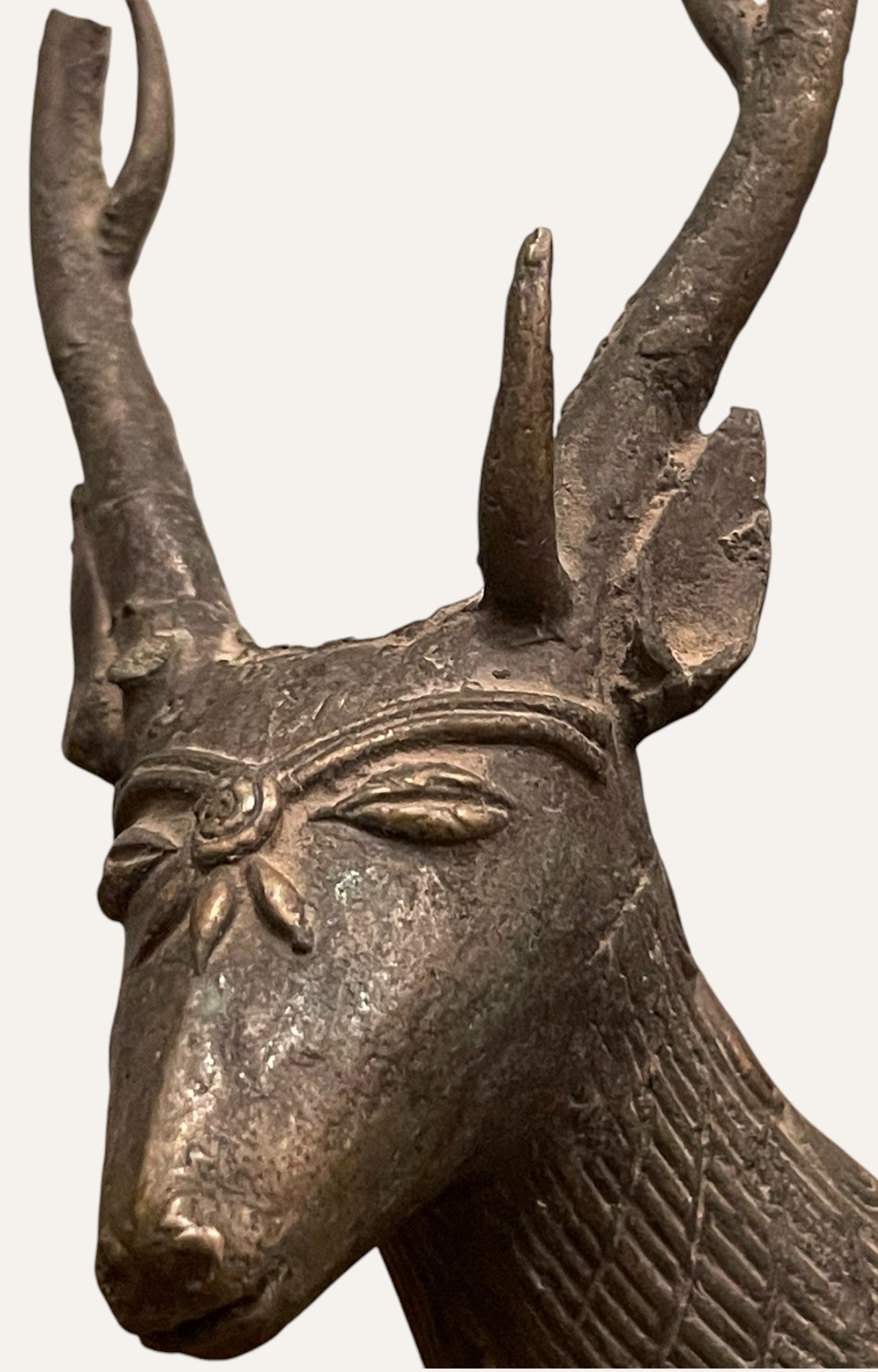 Gazelle Brass Figurine