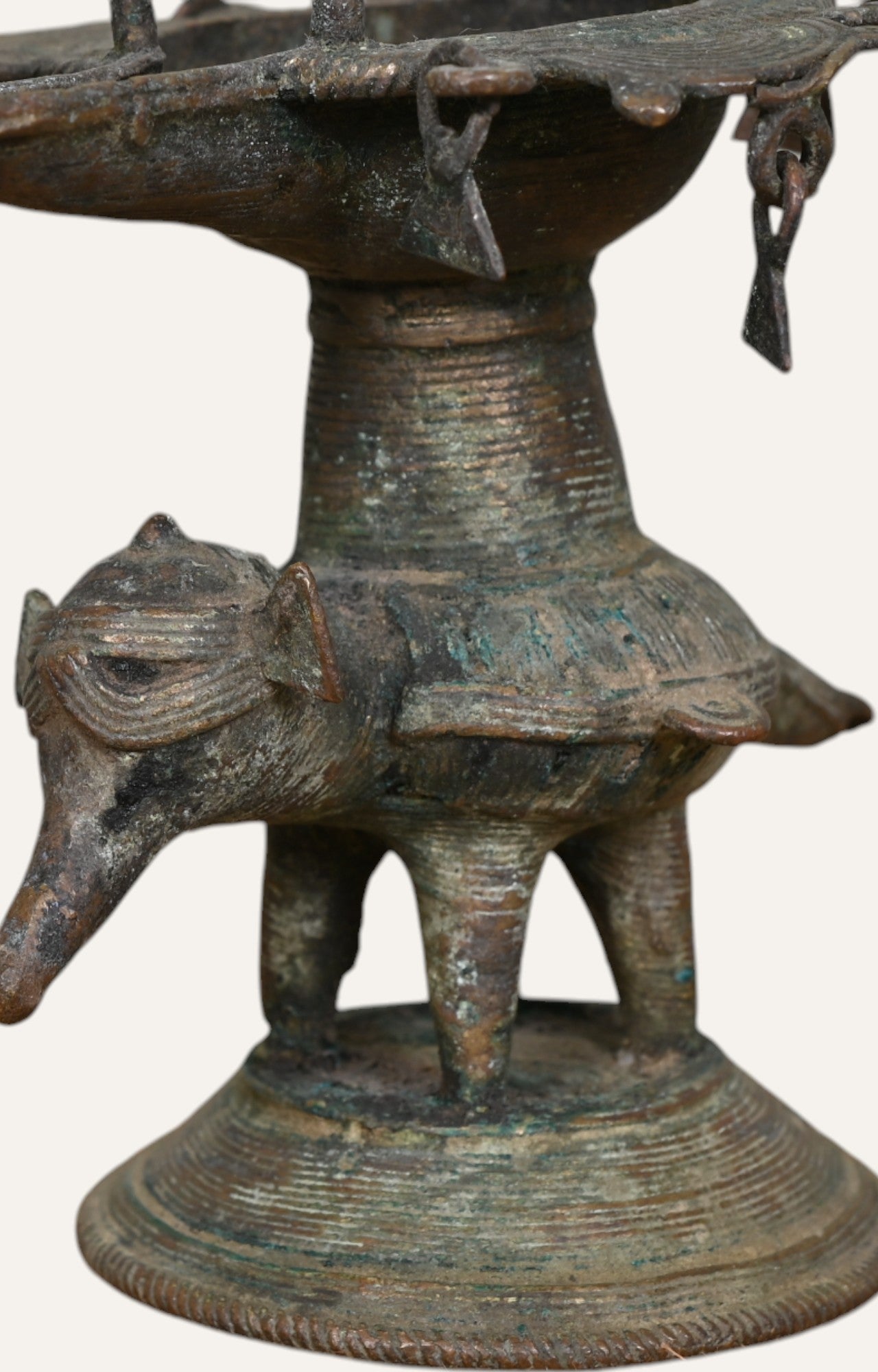 Vintage Animal Oil Lamp