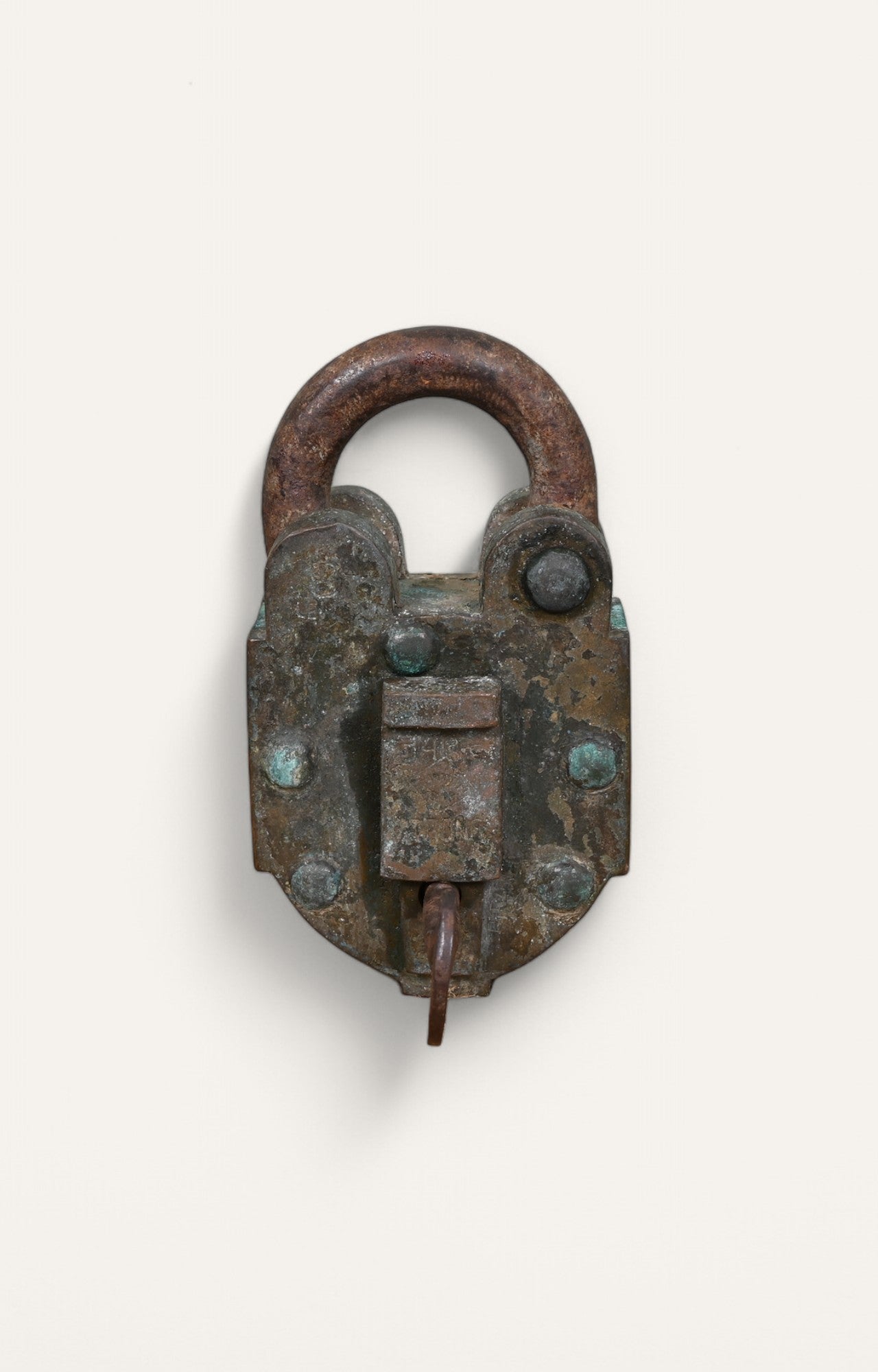 Brass pad lock