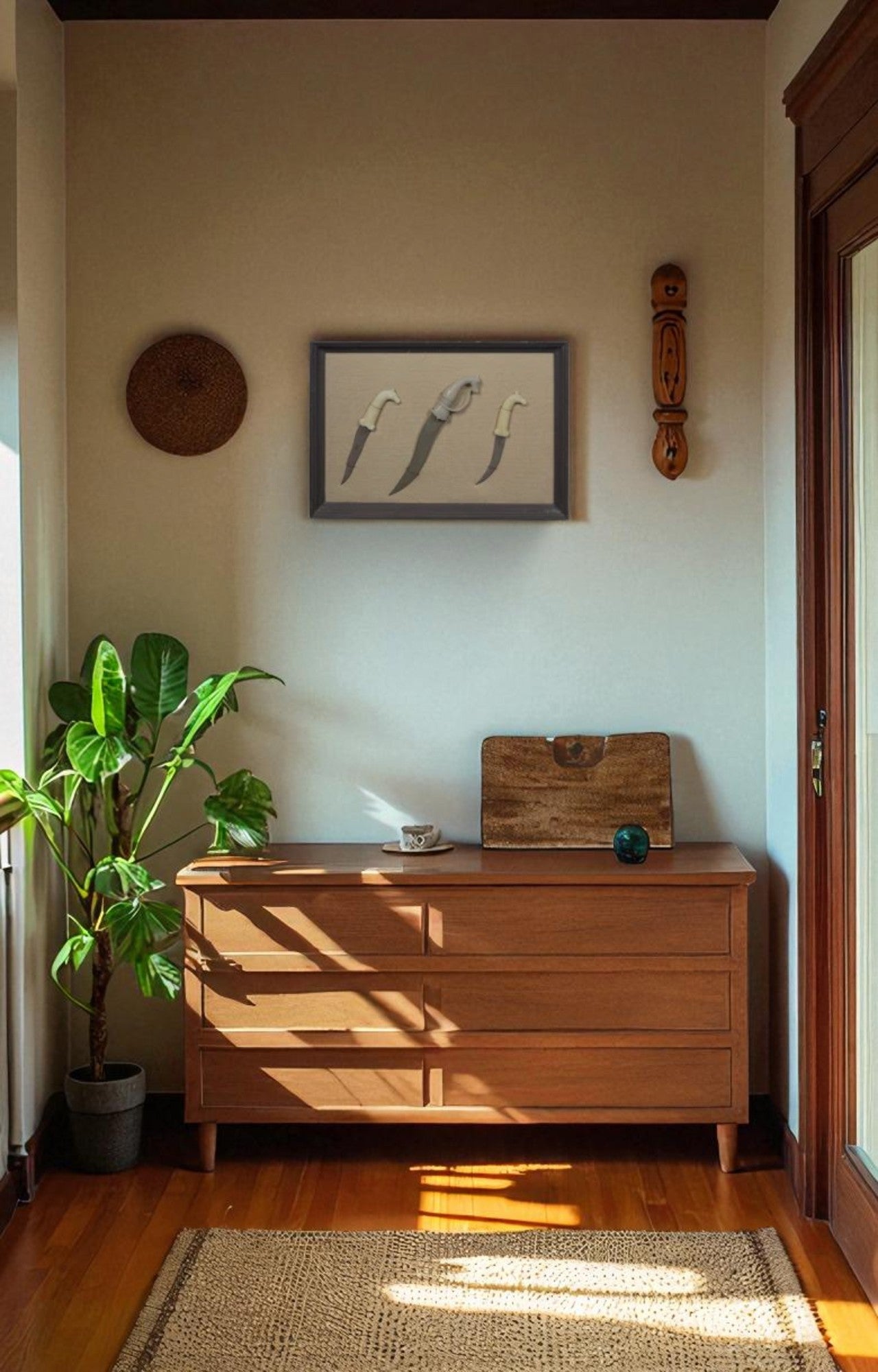 Antique Knife Frame