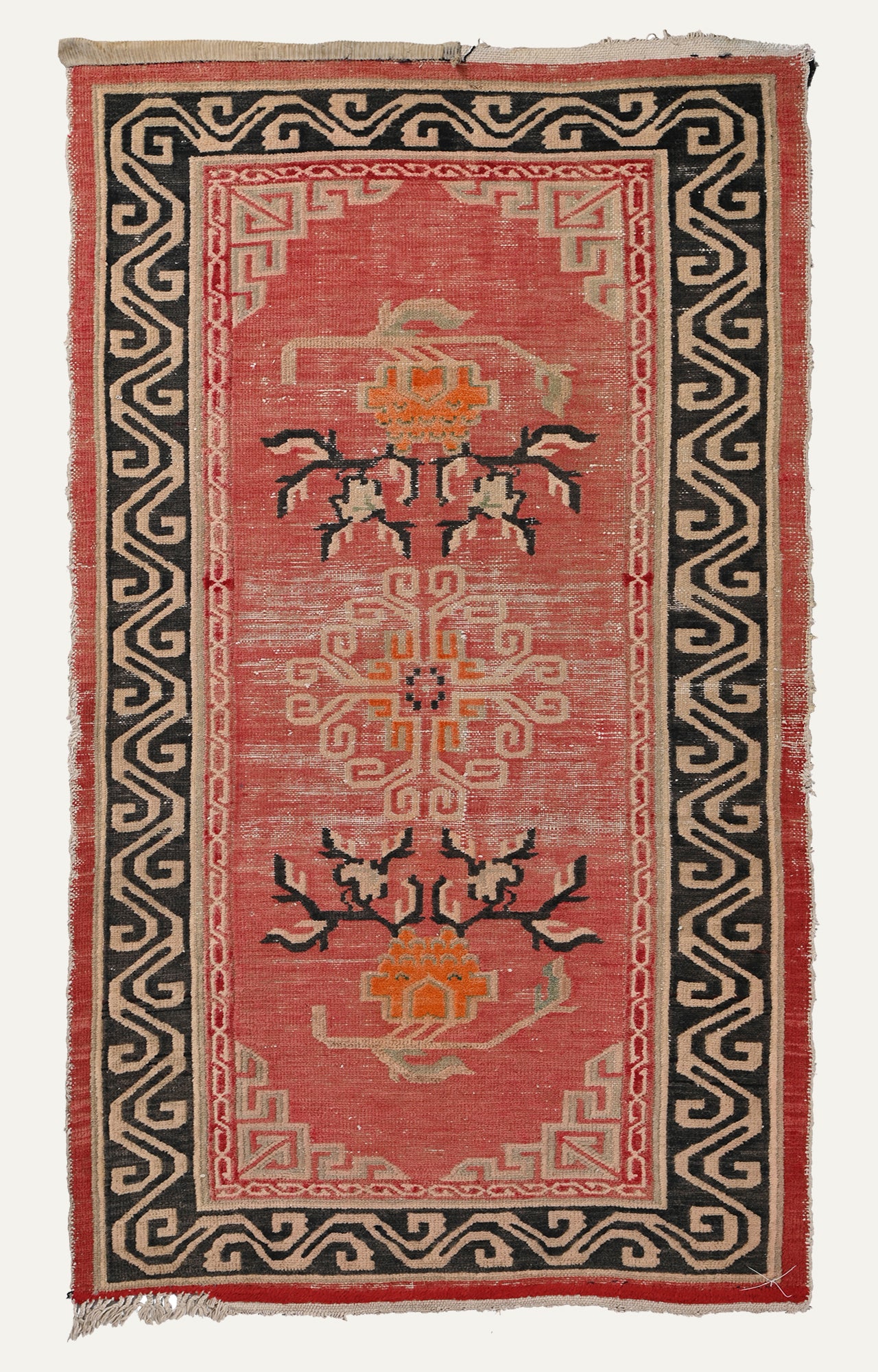 Oriental pattern Tibetan carpet