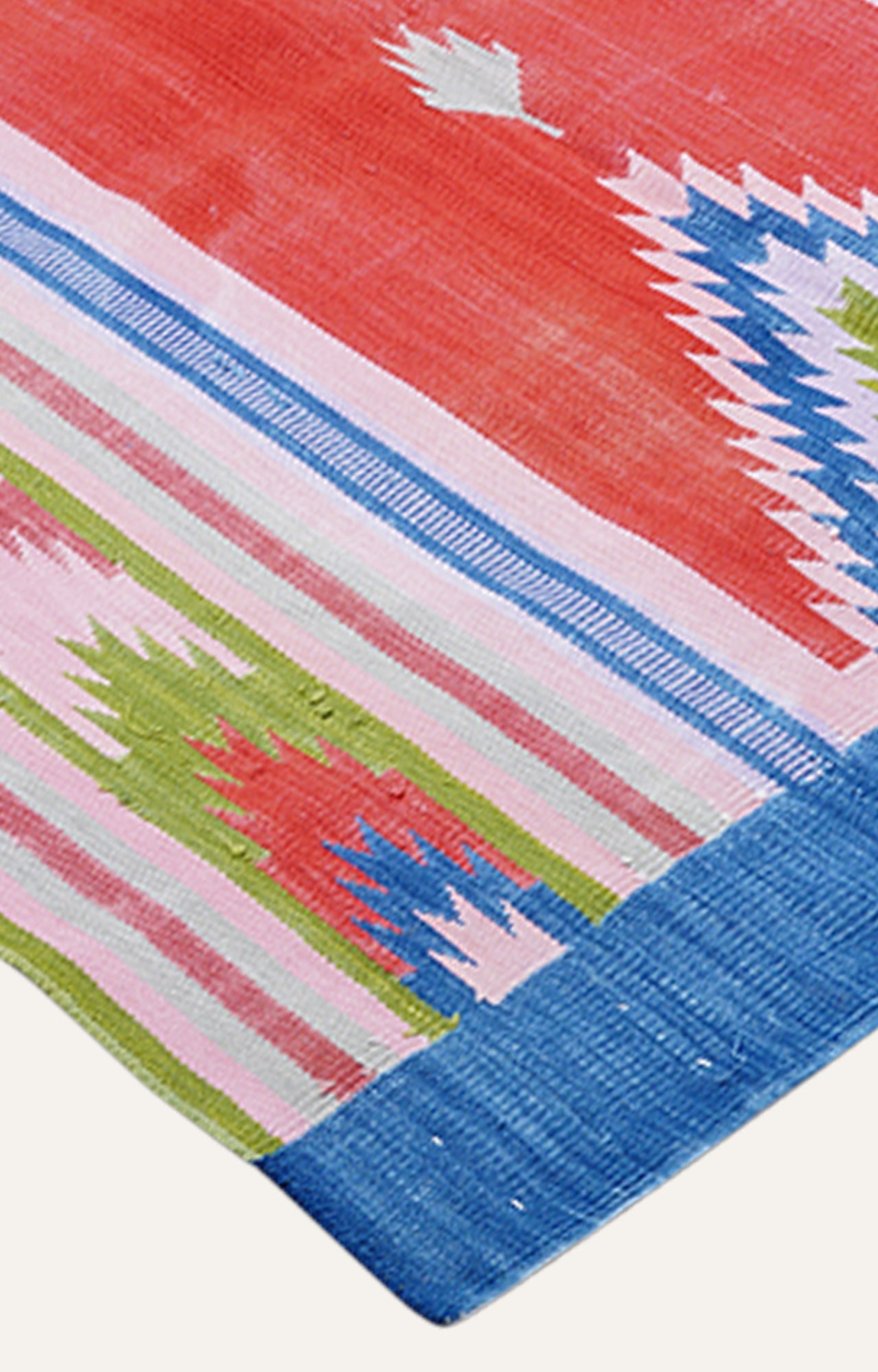 Colorful patterned rug