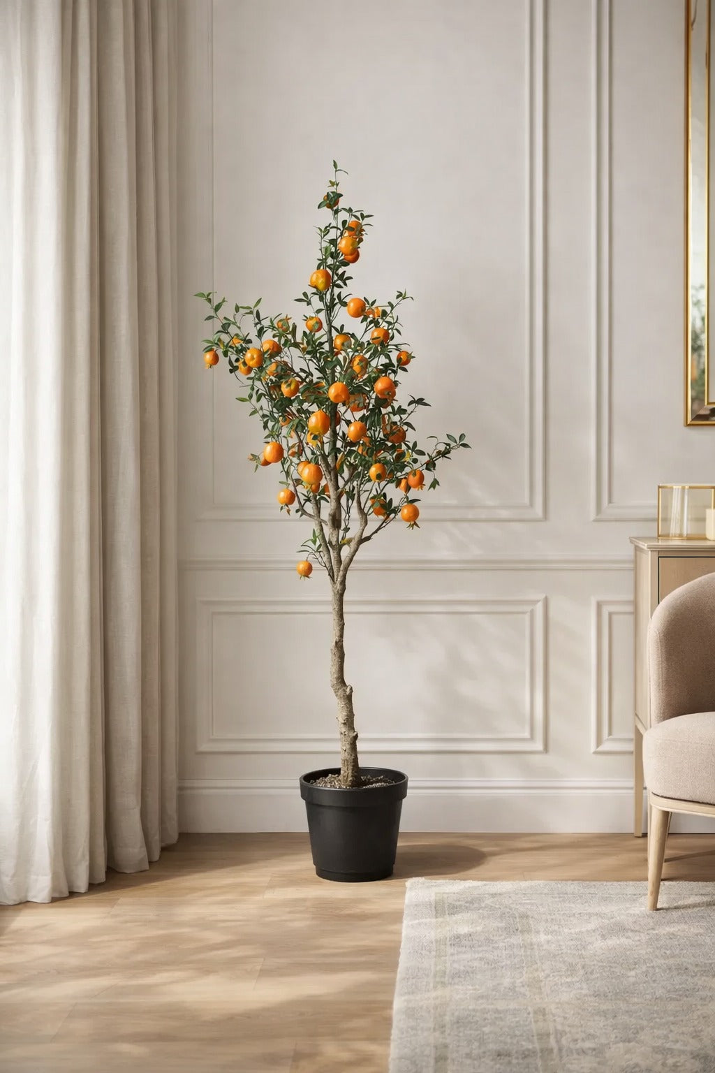 Citrus Elegance Artificial Pomelo Plant