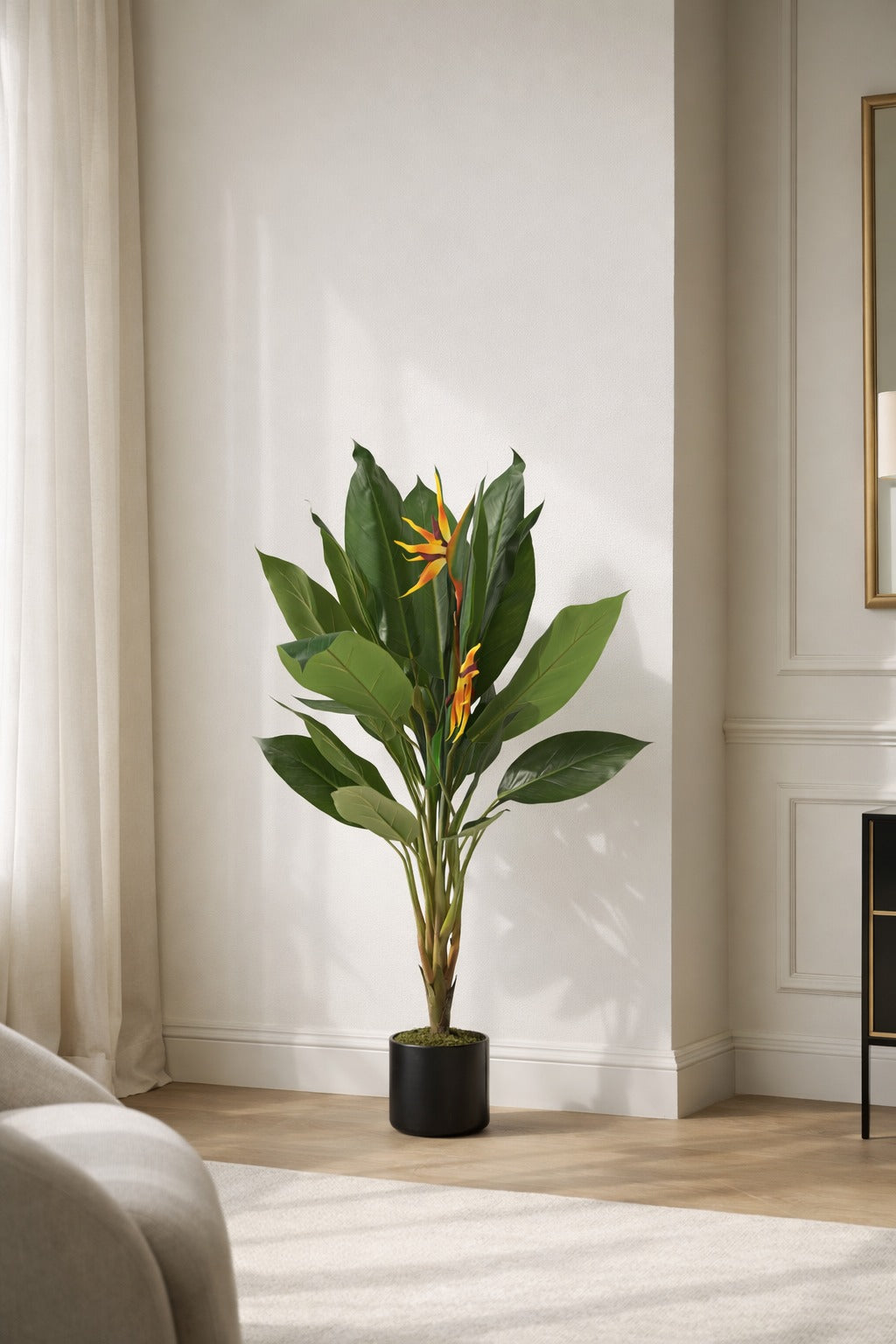 Tropic Flame Artificial Bird of Paradise Plant