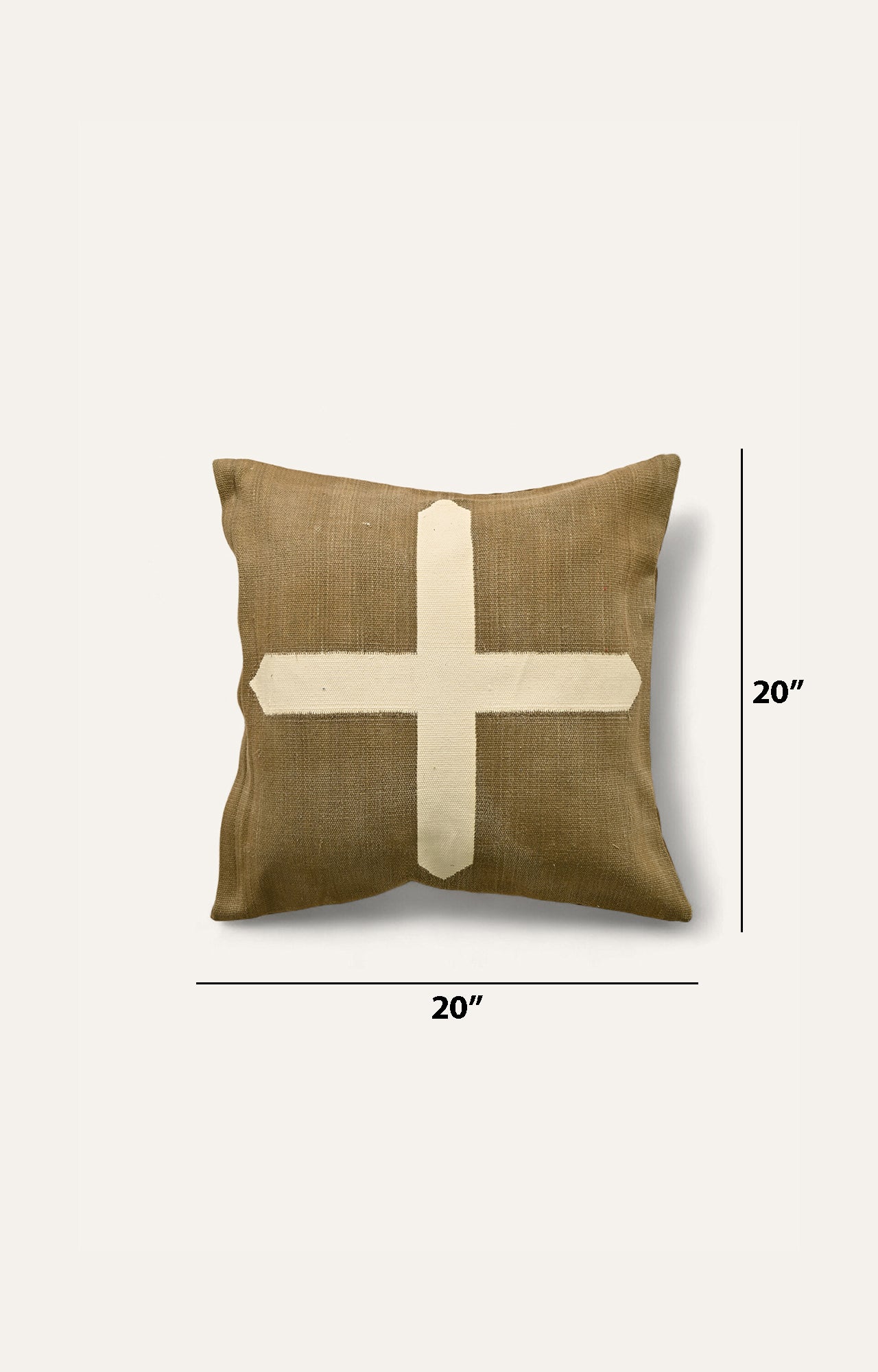 Peace cross on earthy brown_size