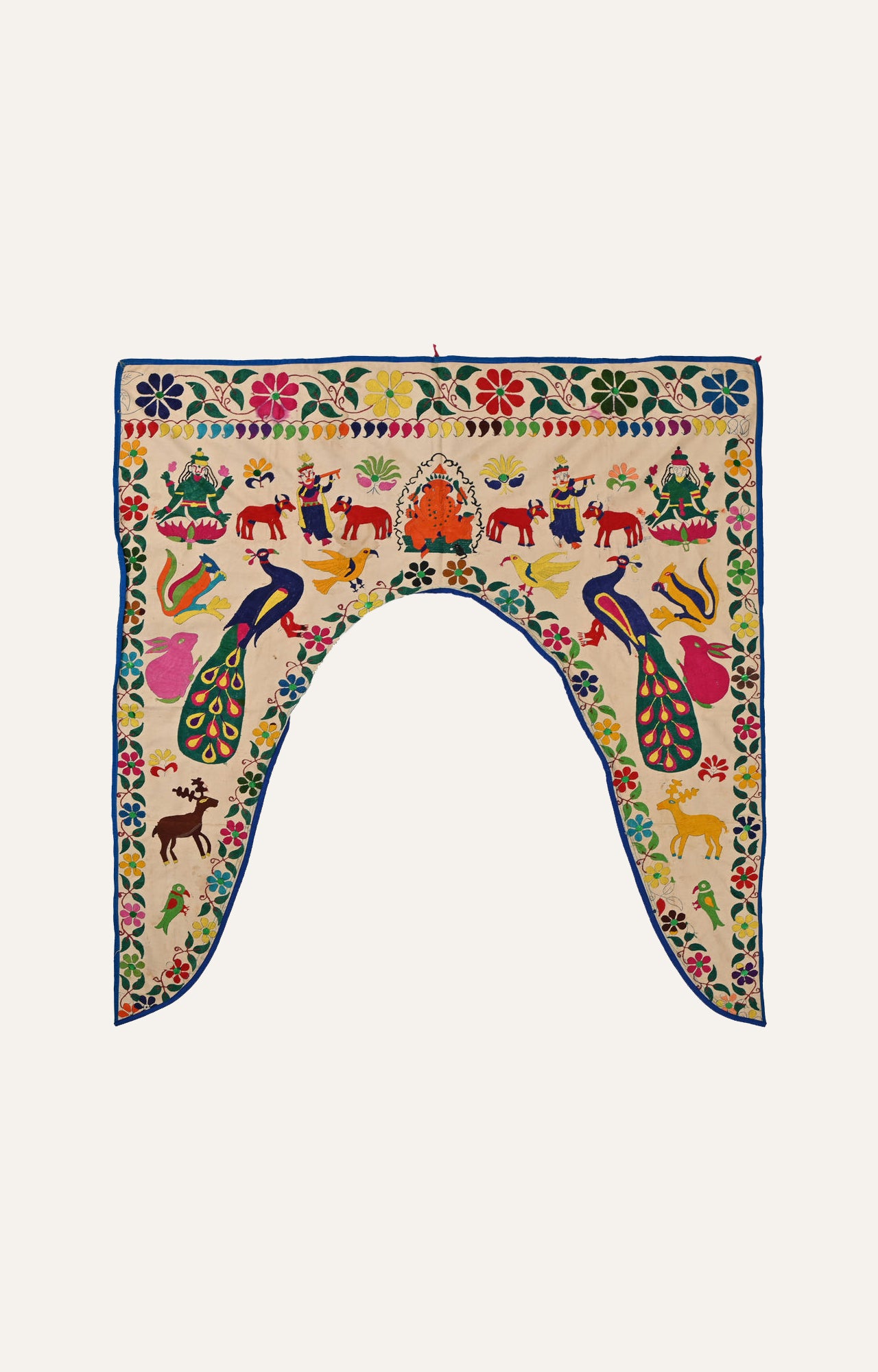 Bandanwal Toran Textile - Handcrafted with Embroidery and Pearls