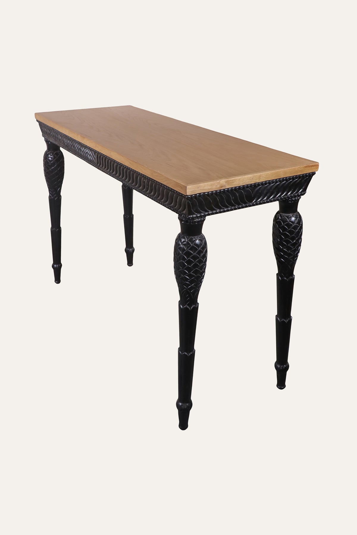 Pineapple Carved Console Table