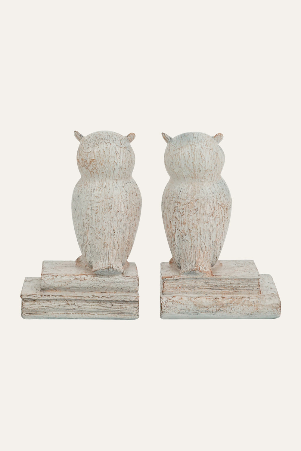 Poly resin Owl Sculpture Bookend