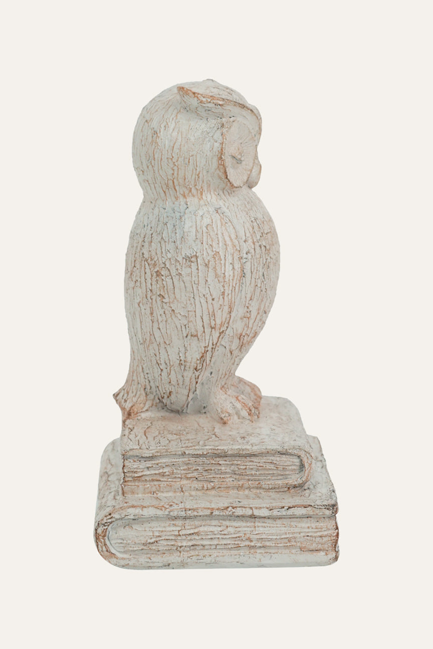 Poly resin Owl Sculpture Bookends