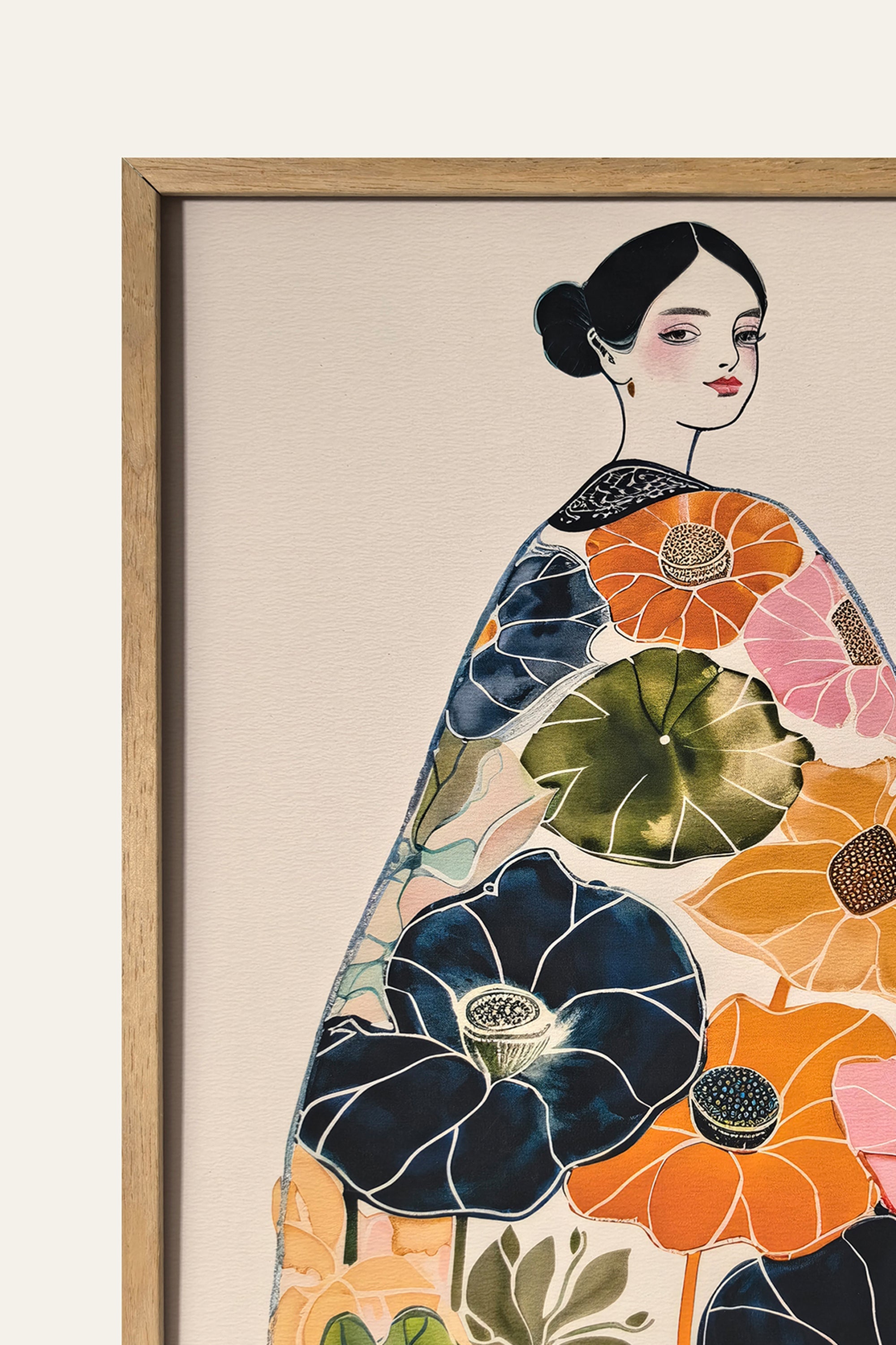 Premium Japanese portrait wall décor
