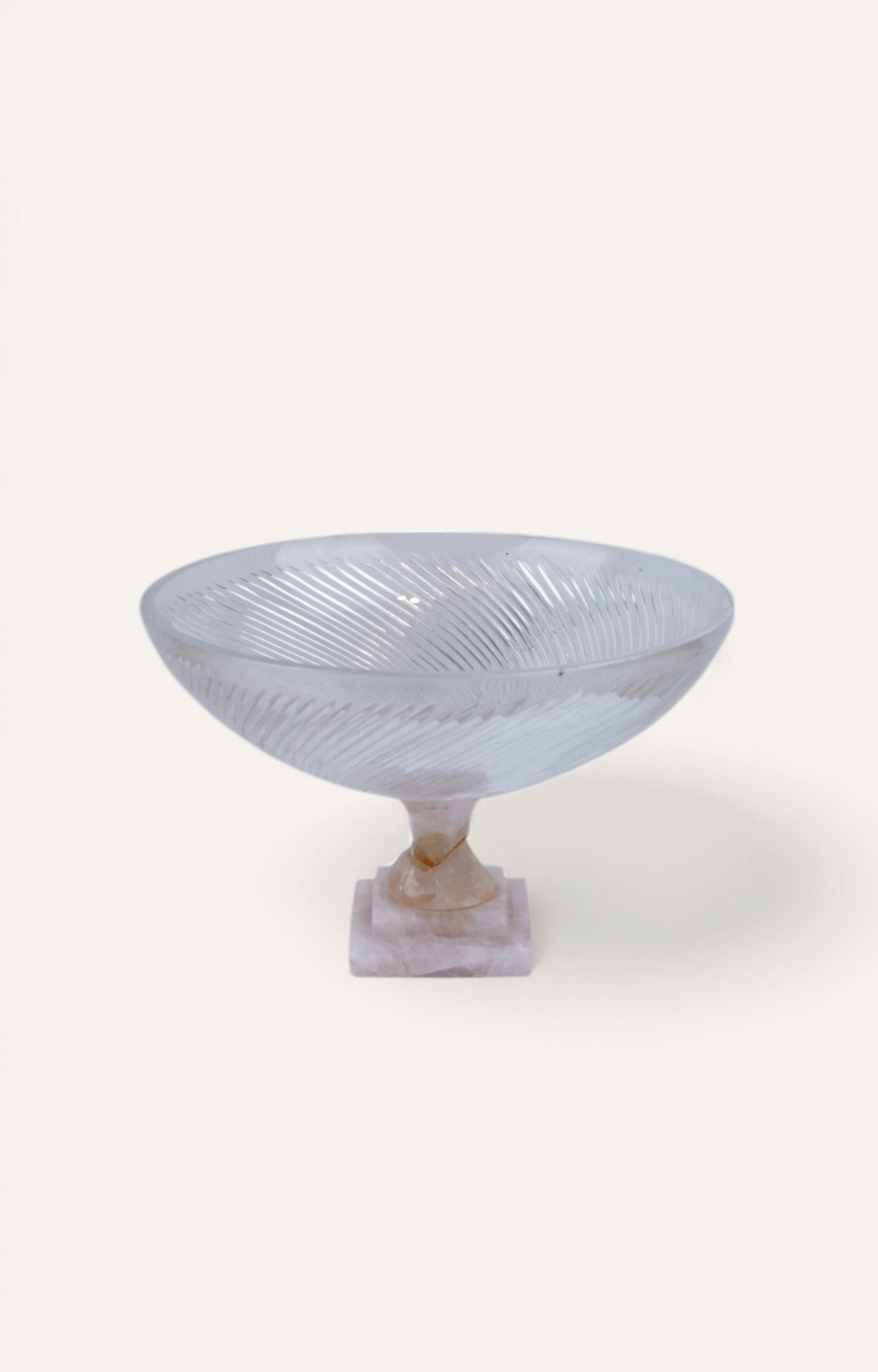 Premium glass fruit bowl