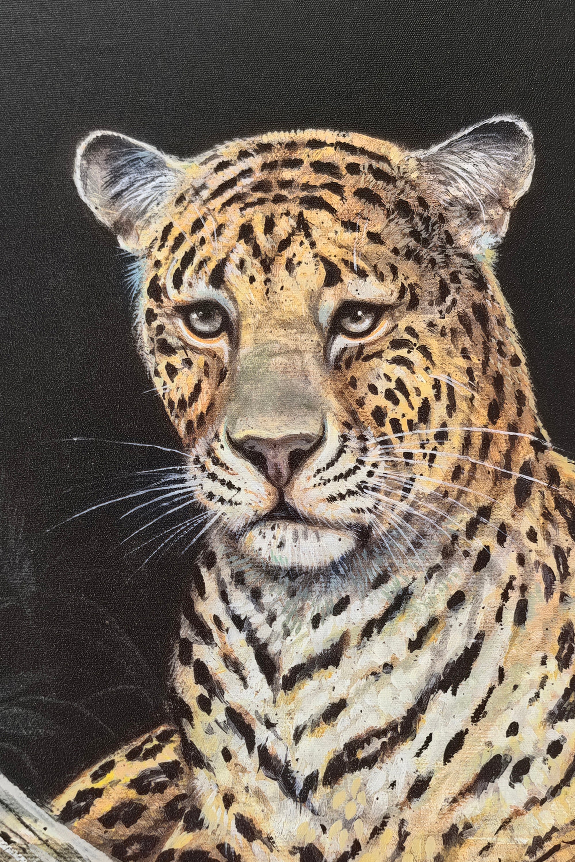 Premium leopard canvas wall décor