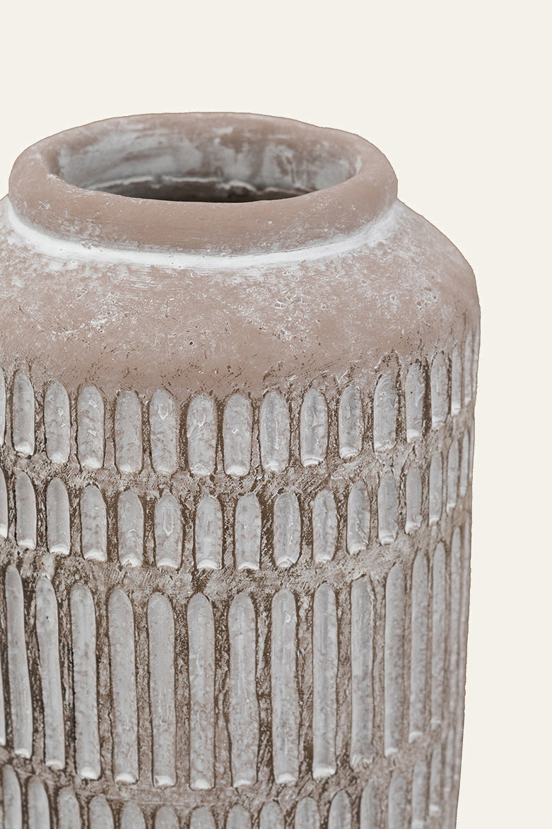 Ribbed Rustic Planter