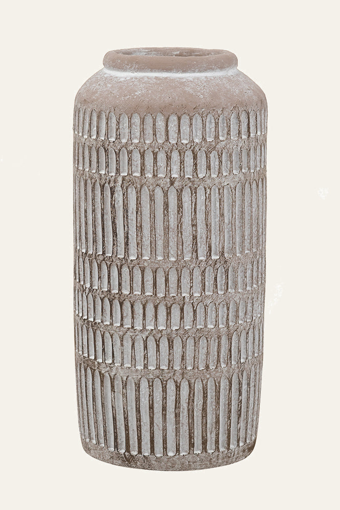 Ribbed Rustic Planter