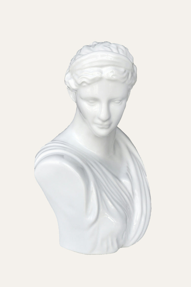 Roman lady bust statue for home decor
