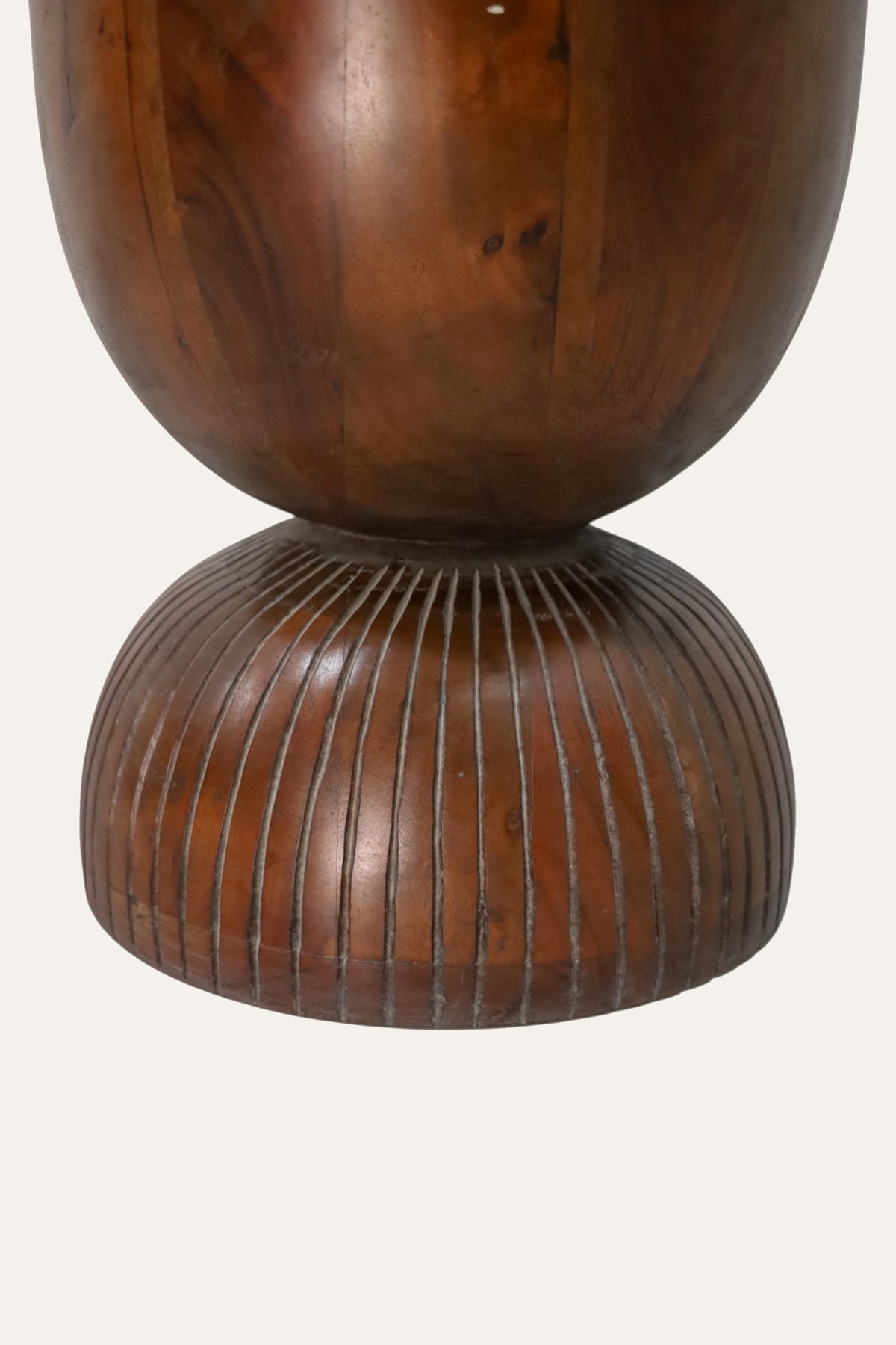 Round Hourglass Side Table