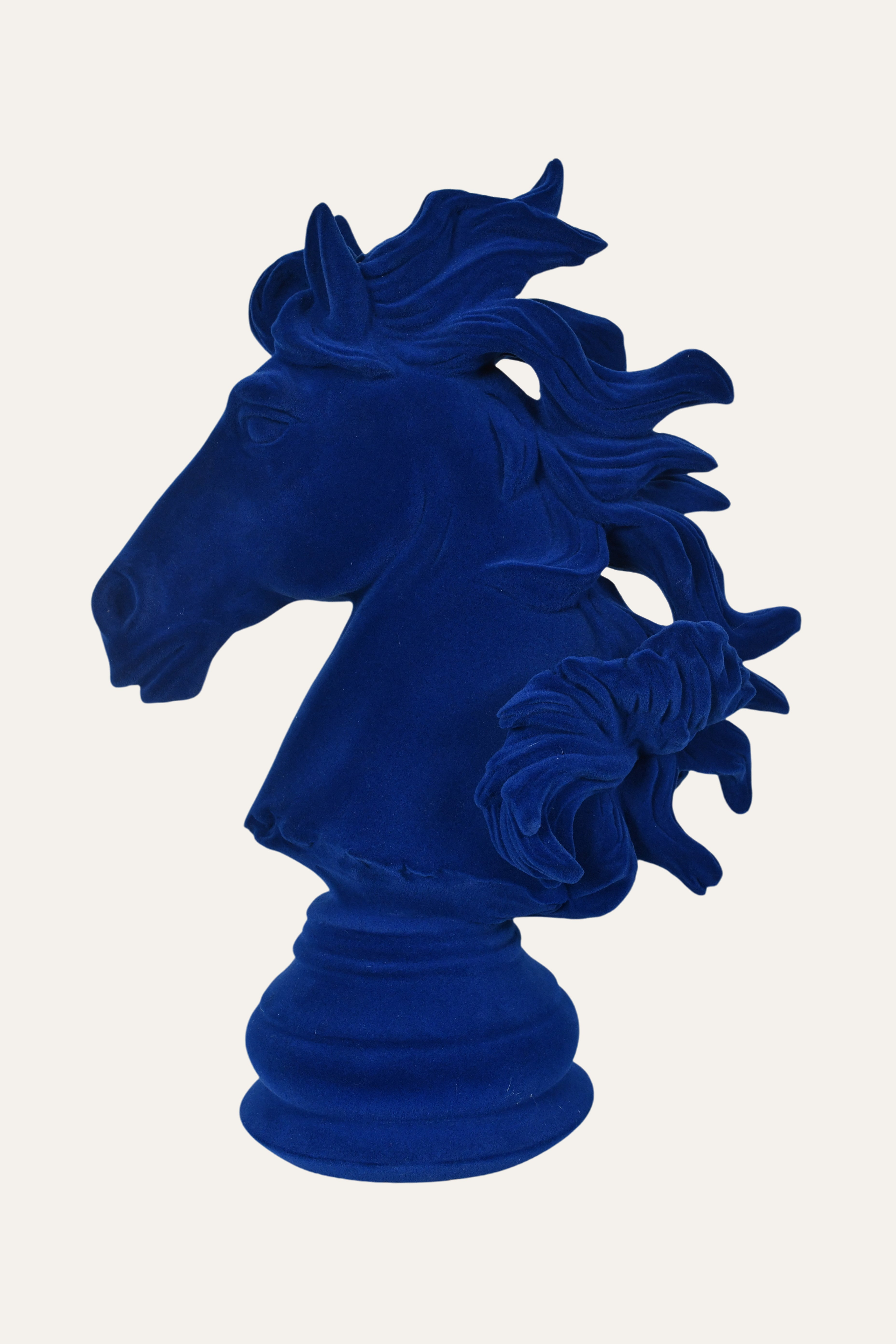 Royal Blue Horse Head Sculpture