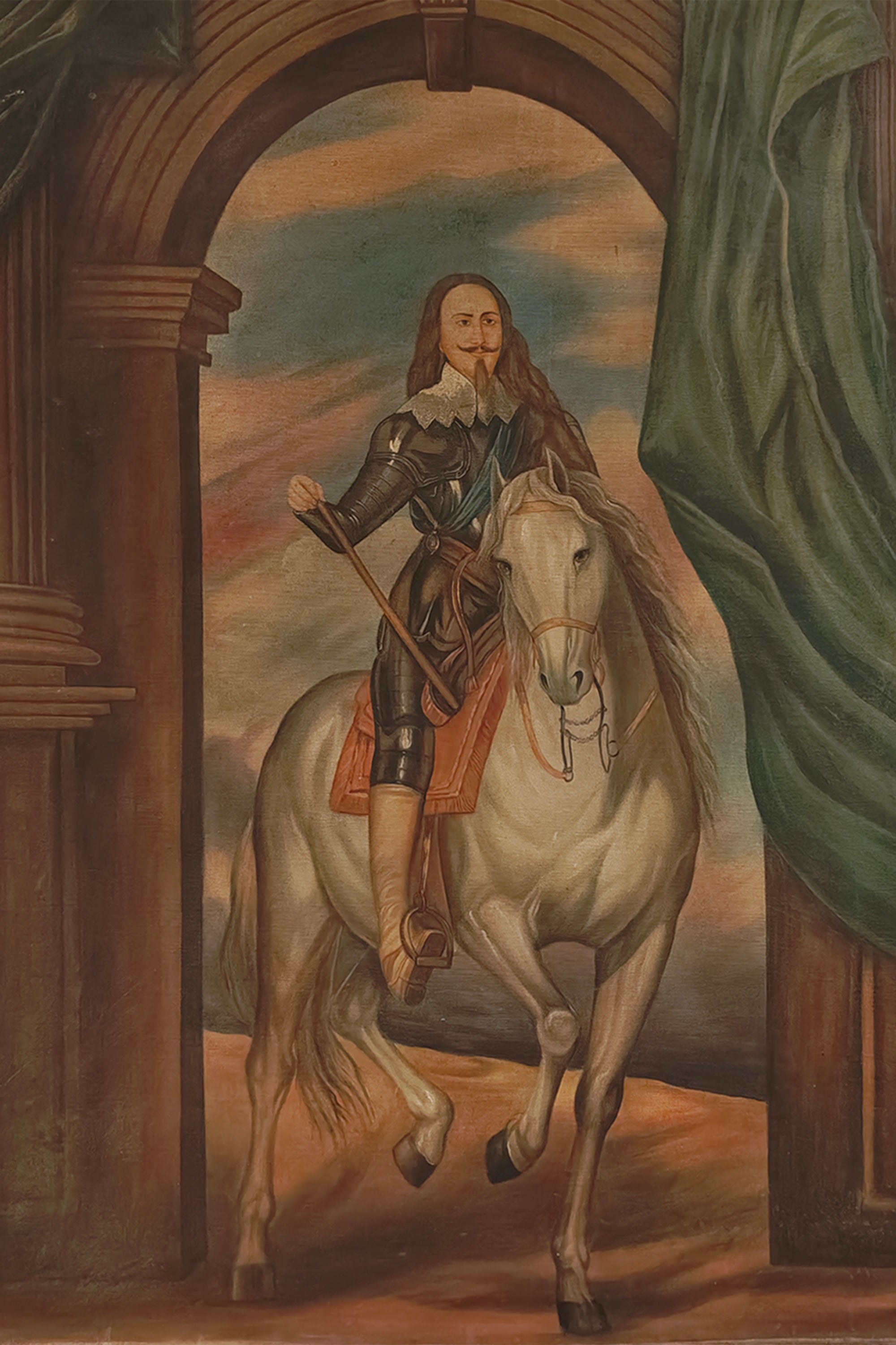 Royal Equestrian Portrait Wall Art