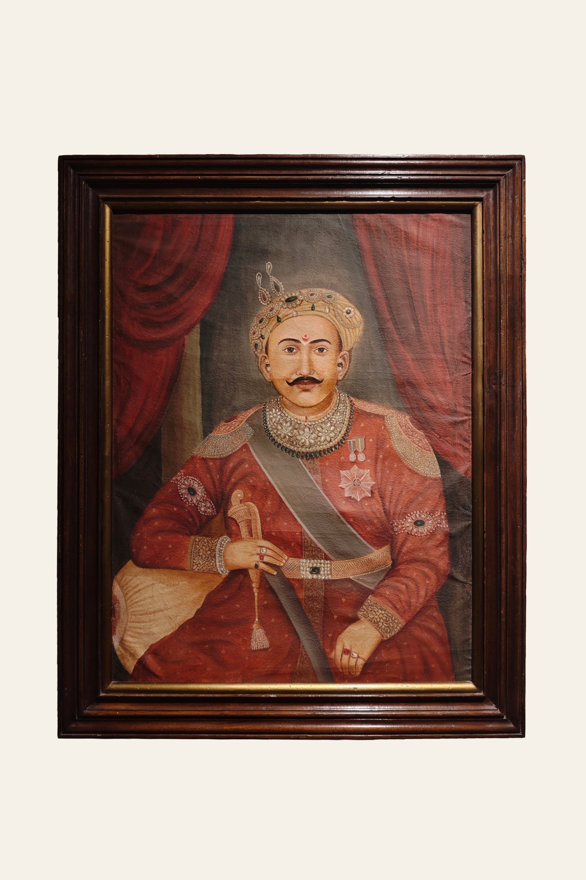 Royal King Portrait Oil Painting